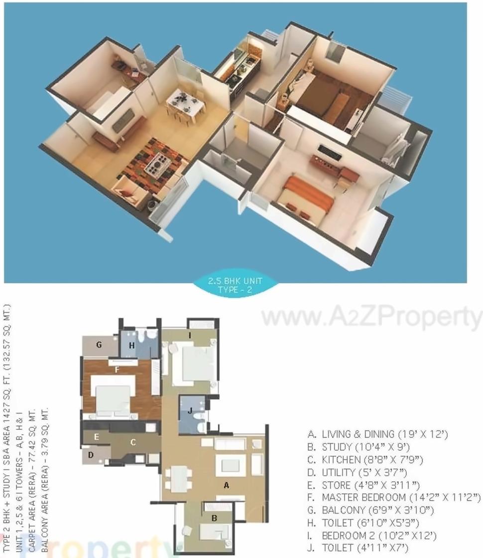 Layout of real estate project Elysium () located at Khodiyar, Ahmedabad, Gujarat