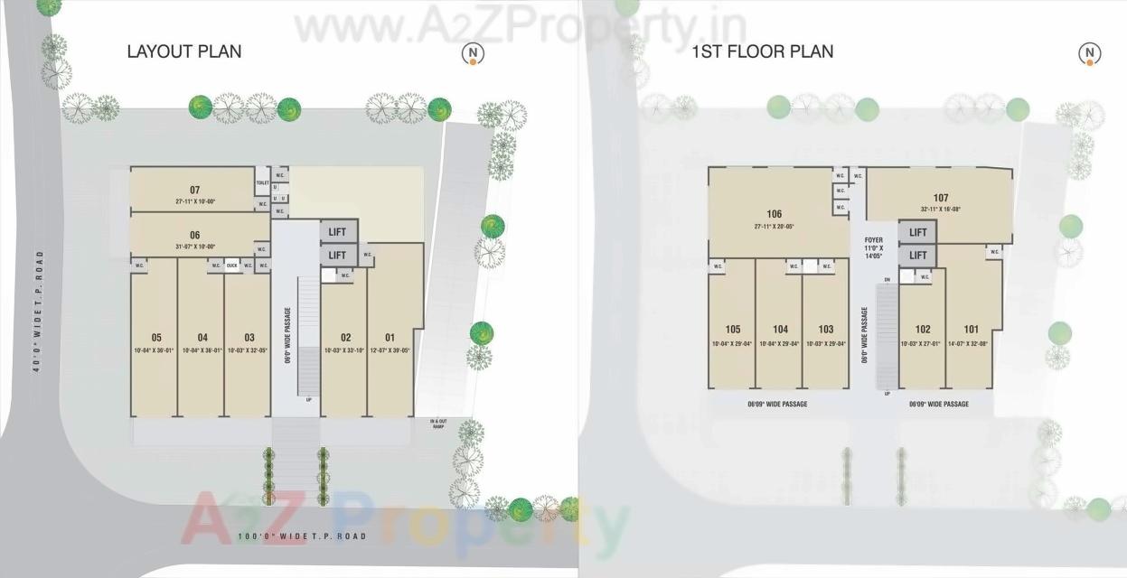 Layout of real estate project Elysium Square located at Saijpur, Ahmedabad, Gujarat