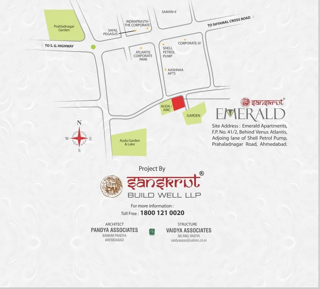  of real estate project Emerald Apartment located at Vejalpur, Ahmedabad, Gujarat