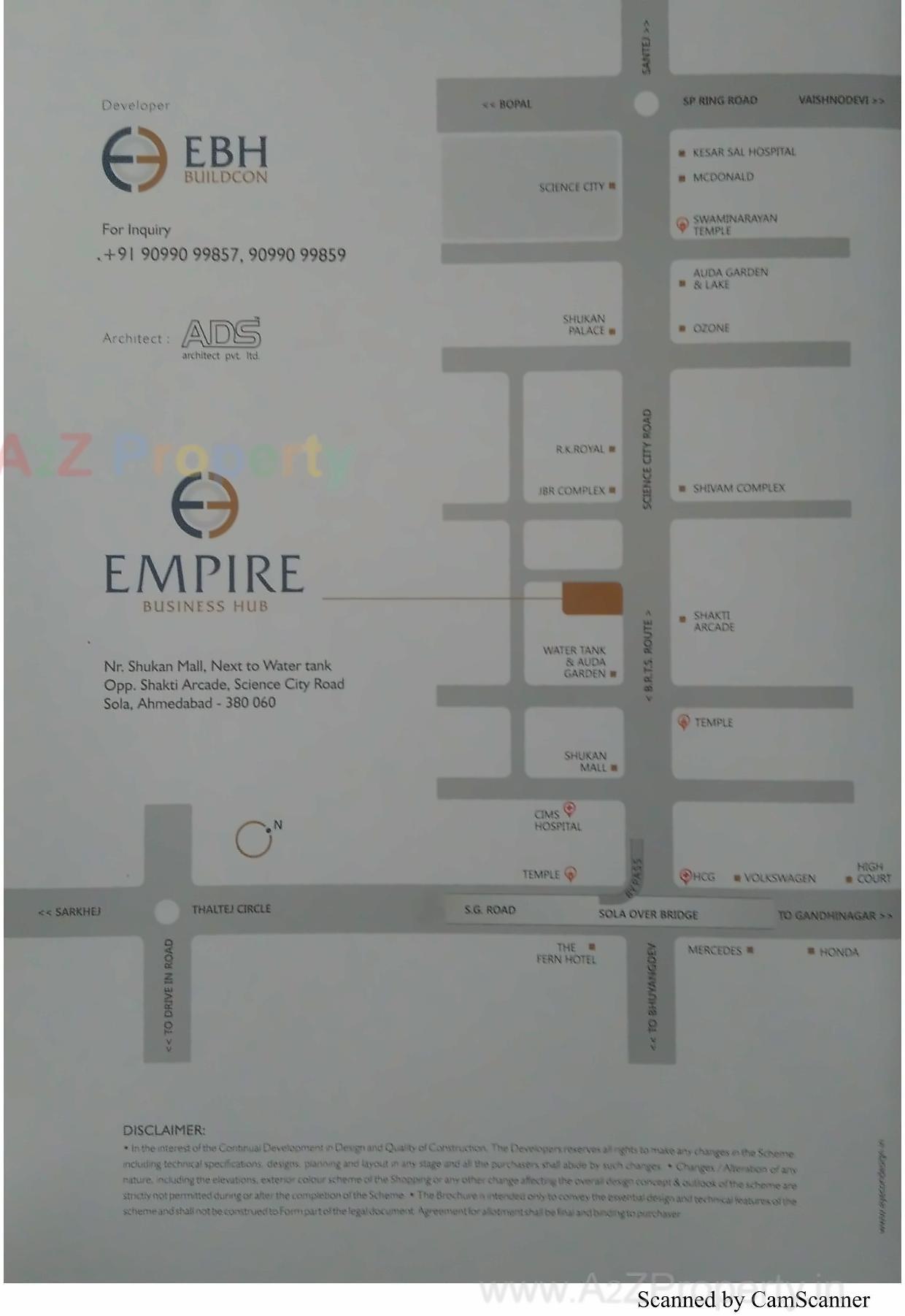  of real estate project Empire Business Hub located at Sola, Ahmedabad, Gujarat