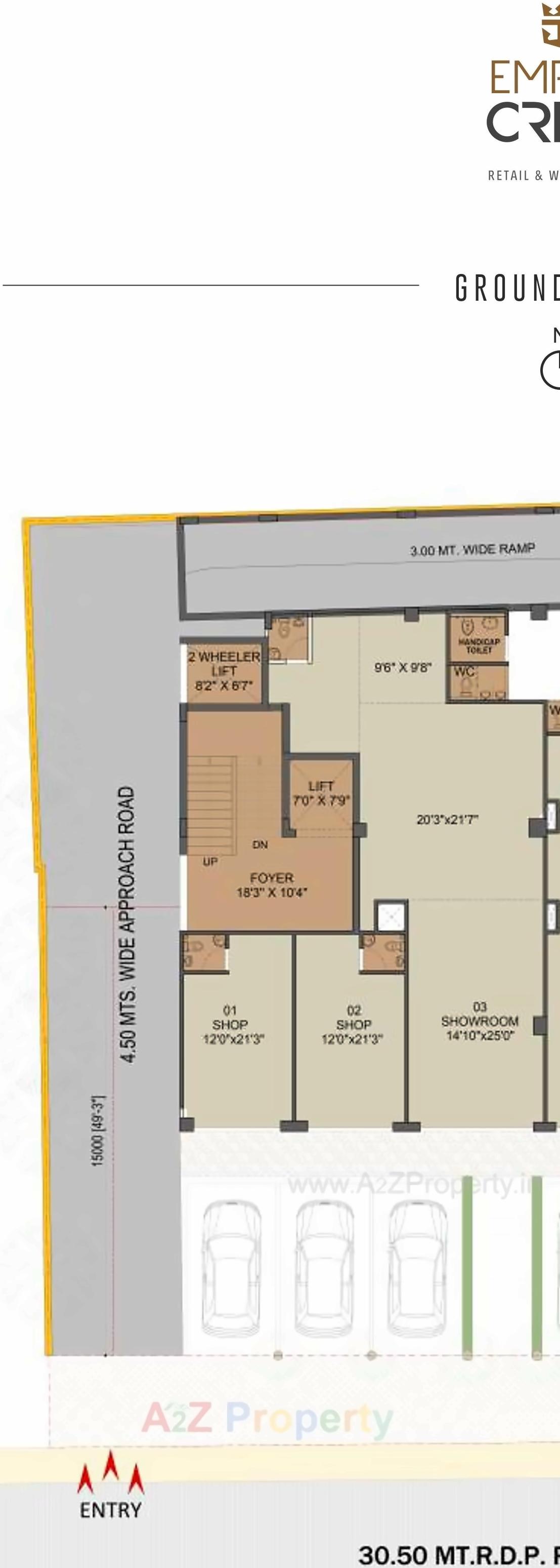 Layout of real estate project Empire Crest located at Ahmedabad, Ahmedabad, Gujarat