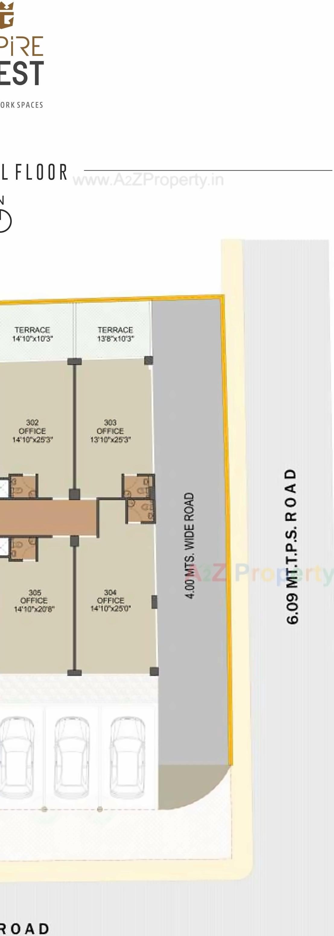 Layout of real estate project Empire Crest located at Ahmedabad, Ahmedabad, Gujarat