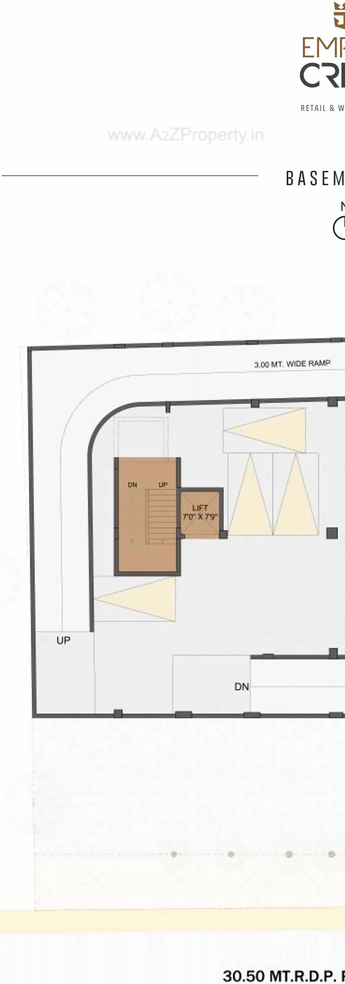 Layout of real estate project Empire Crest located at Ahmedabad, Ahmedabad, Gujarat