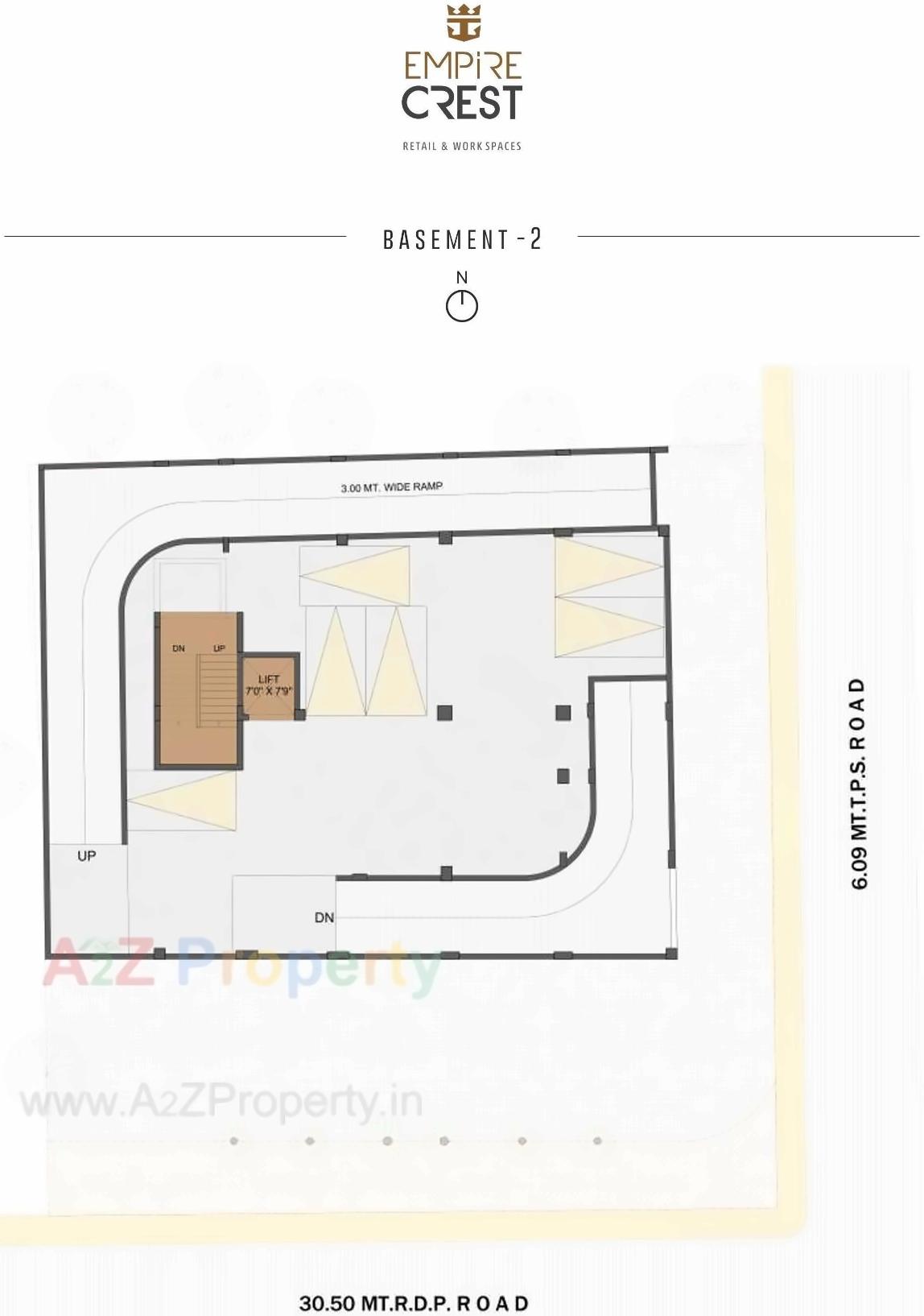 Layout of real estate project Empire Crest located at Ahmedabad, Ahmedabad, Gujarat