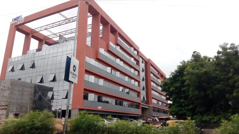 52136_const of real estate project Empire Doctor Hub located at Sola, Ahmedabad, Gujarat