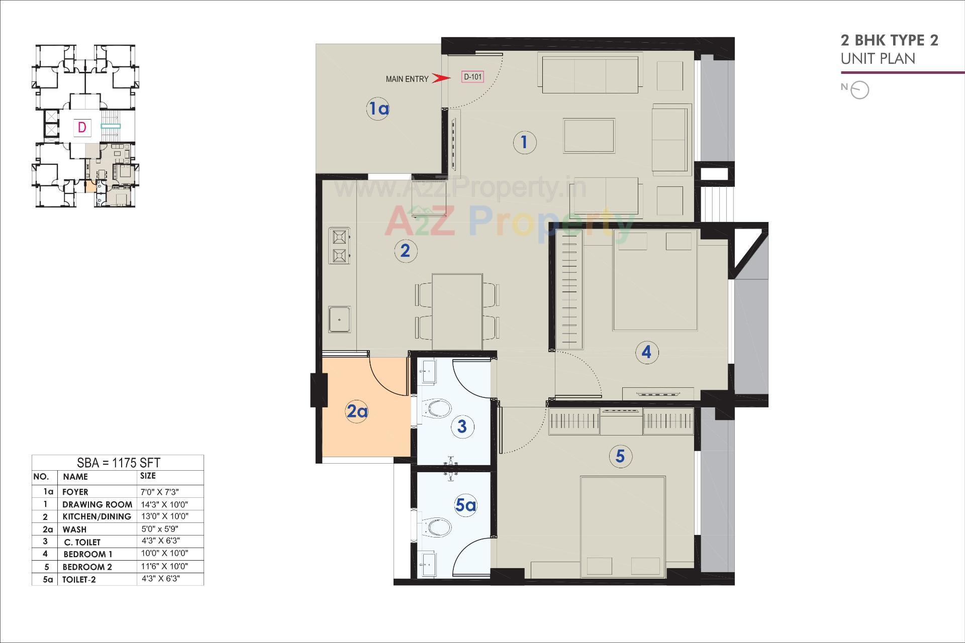 Layout of real estate project Empire Evok located at Ahmedabad, Ahmedabad, Gujarat