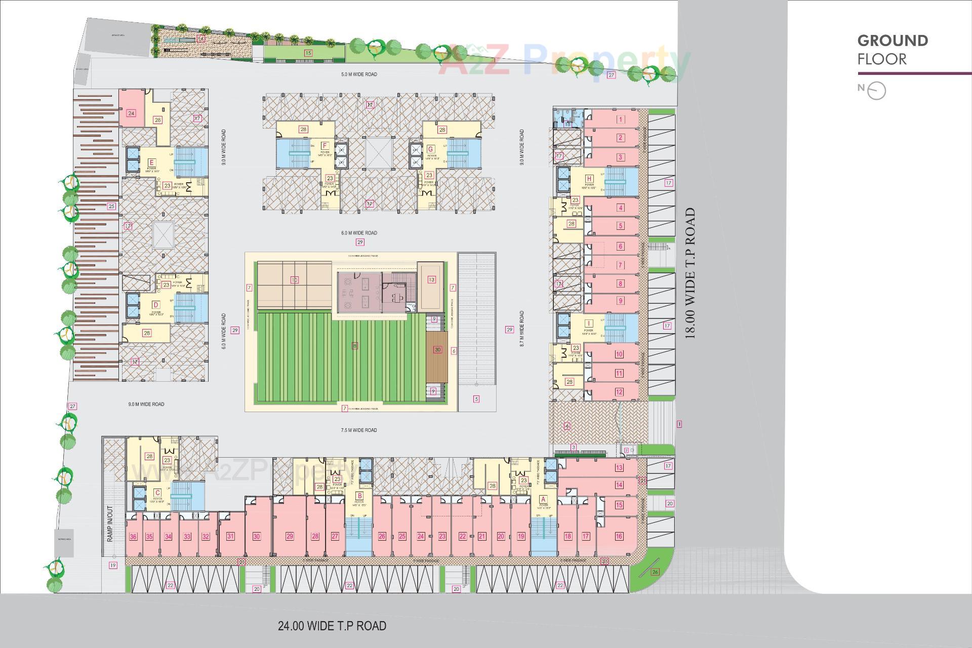 Layout of real estate project Empire Evok located at Ahmedabad, Ahmedabad, Gujarat
