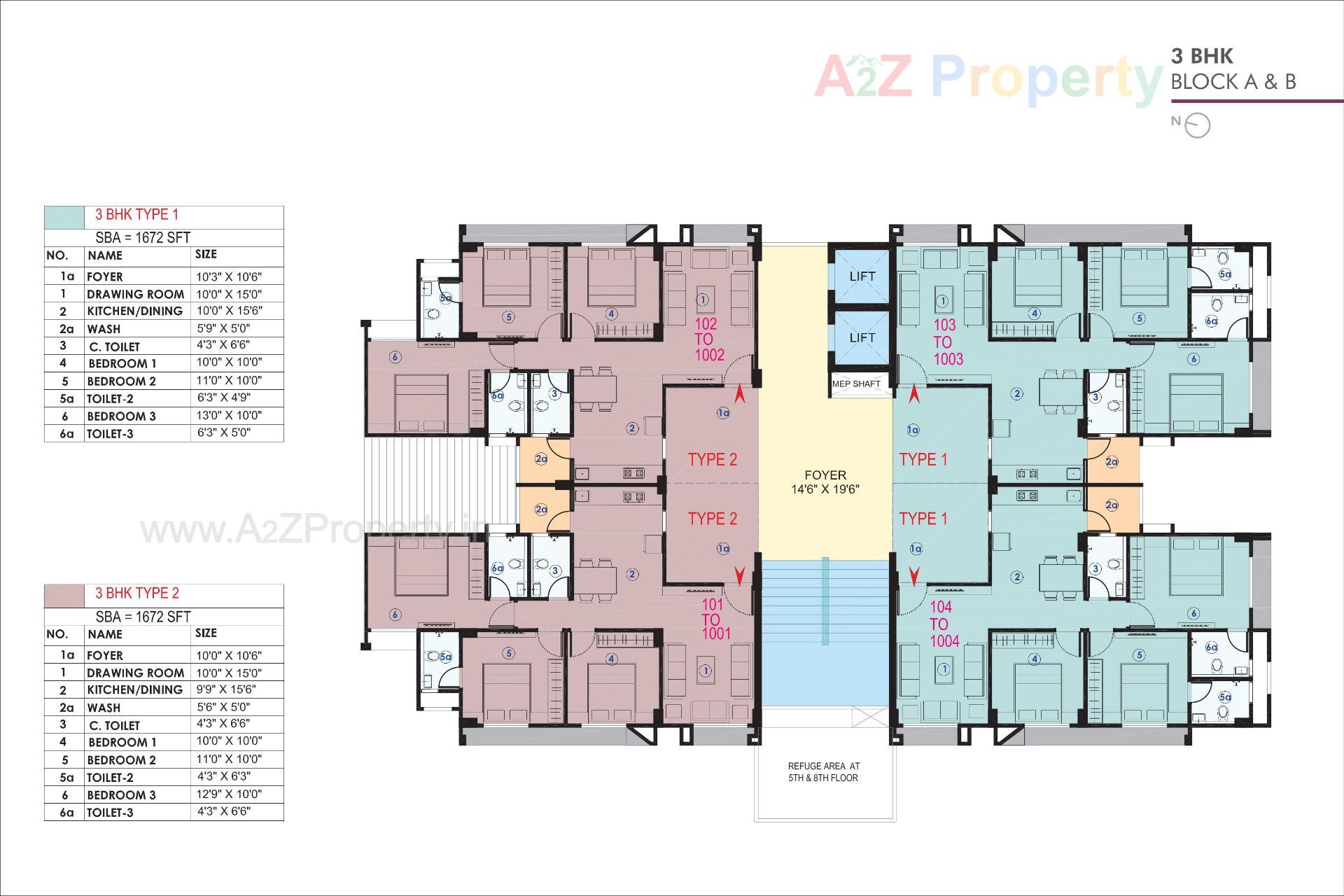 Layout of real estate project Empire Evok located at Ahmedabad, Ahmedabad, Gujarat
