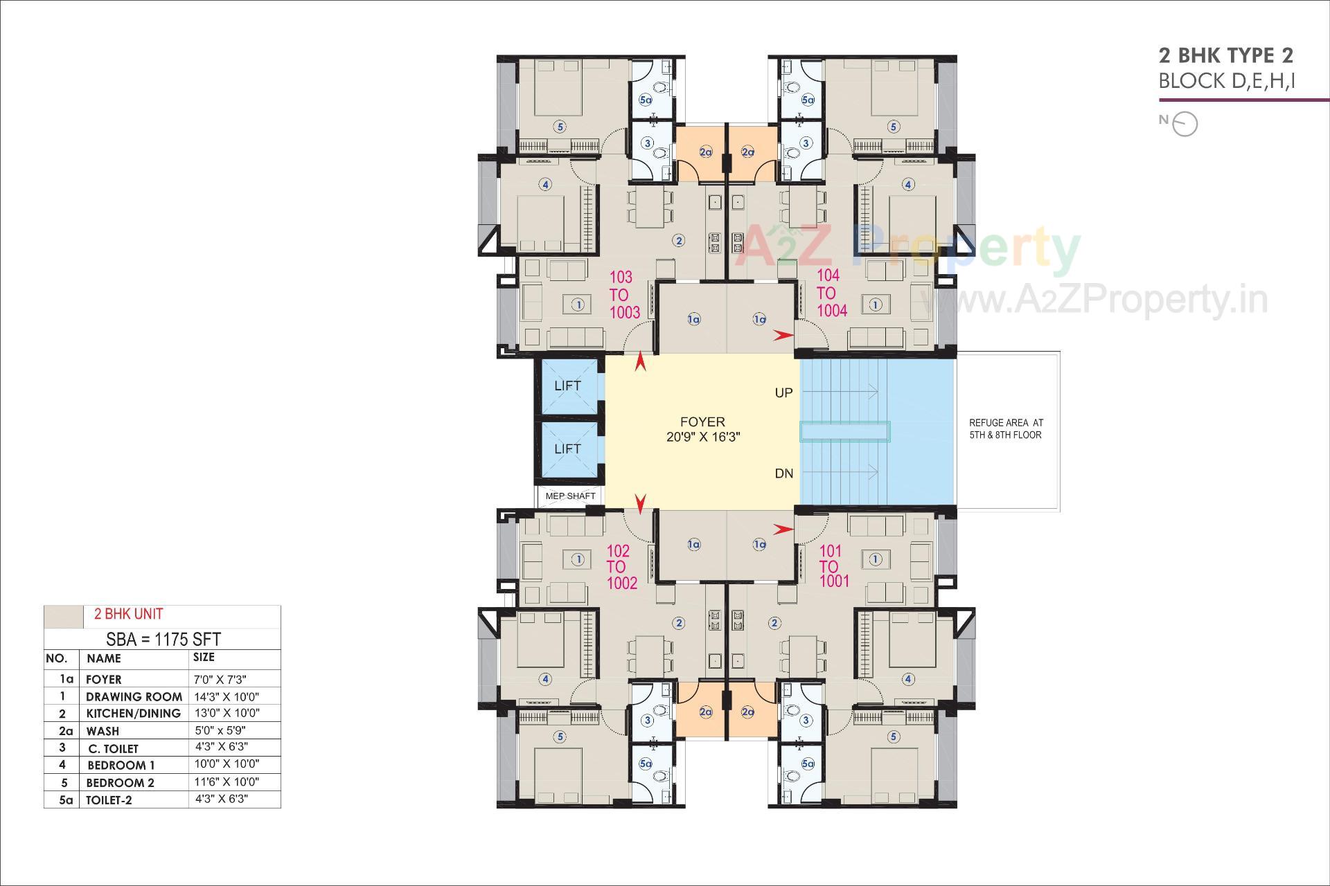Layout of real estate project Empire Evok located at Ahmedabad, Ahmedabad, Gujarat