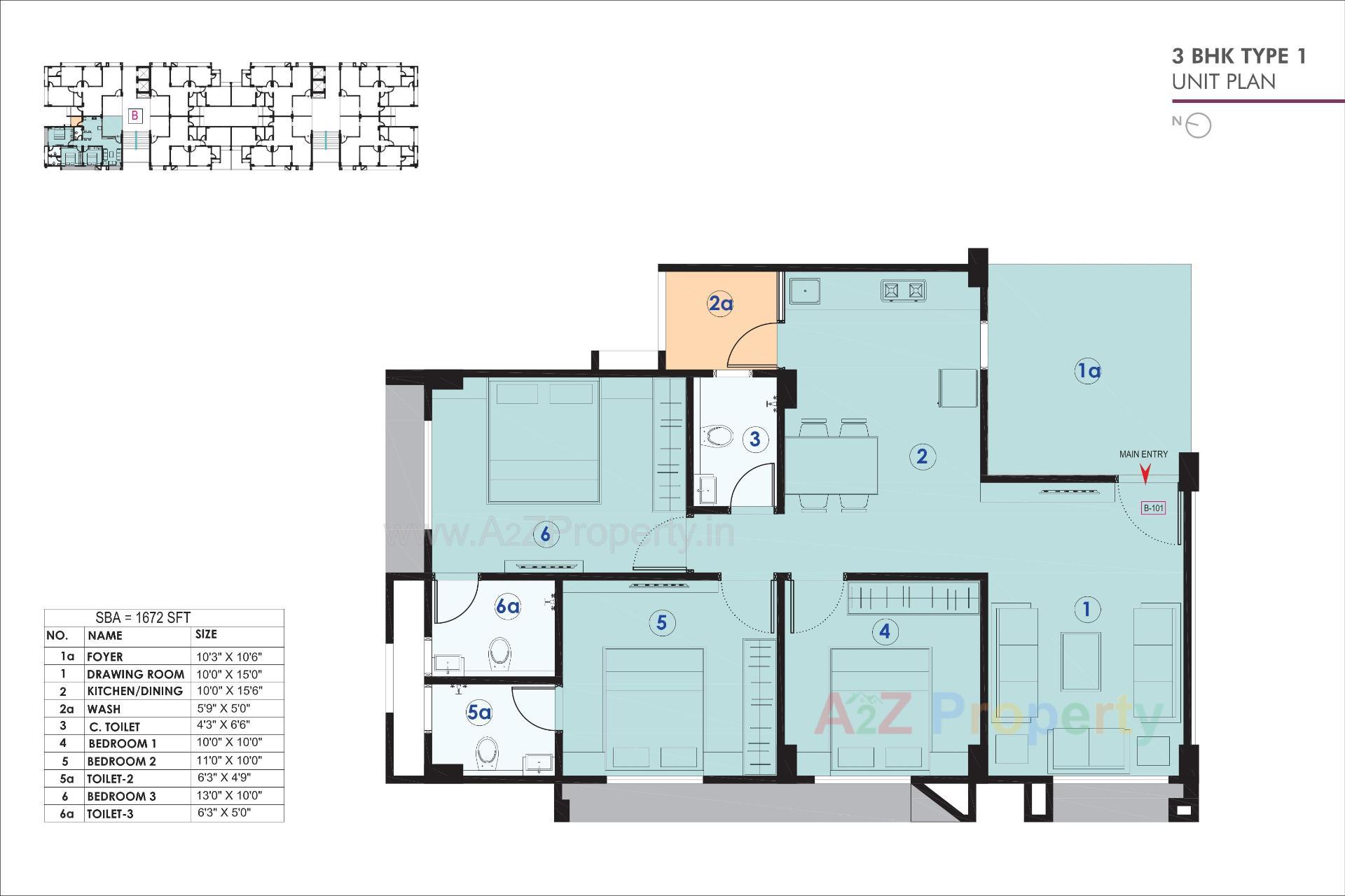 Layout of real estate project Empire Evok located at Ahmedabad, Ahmedabad, Gujarat