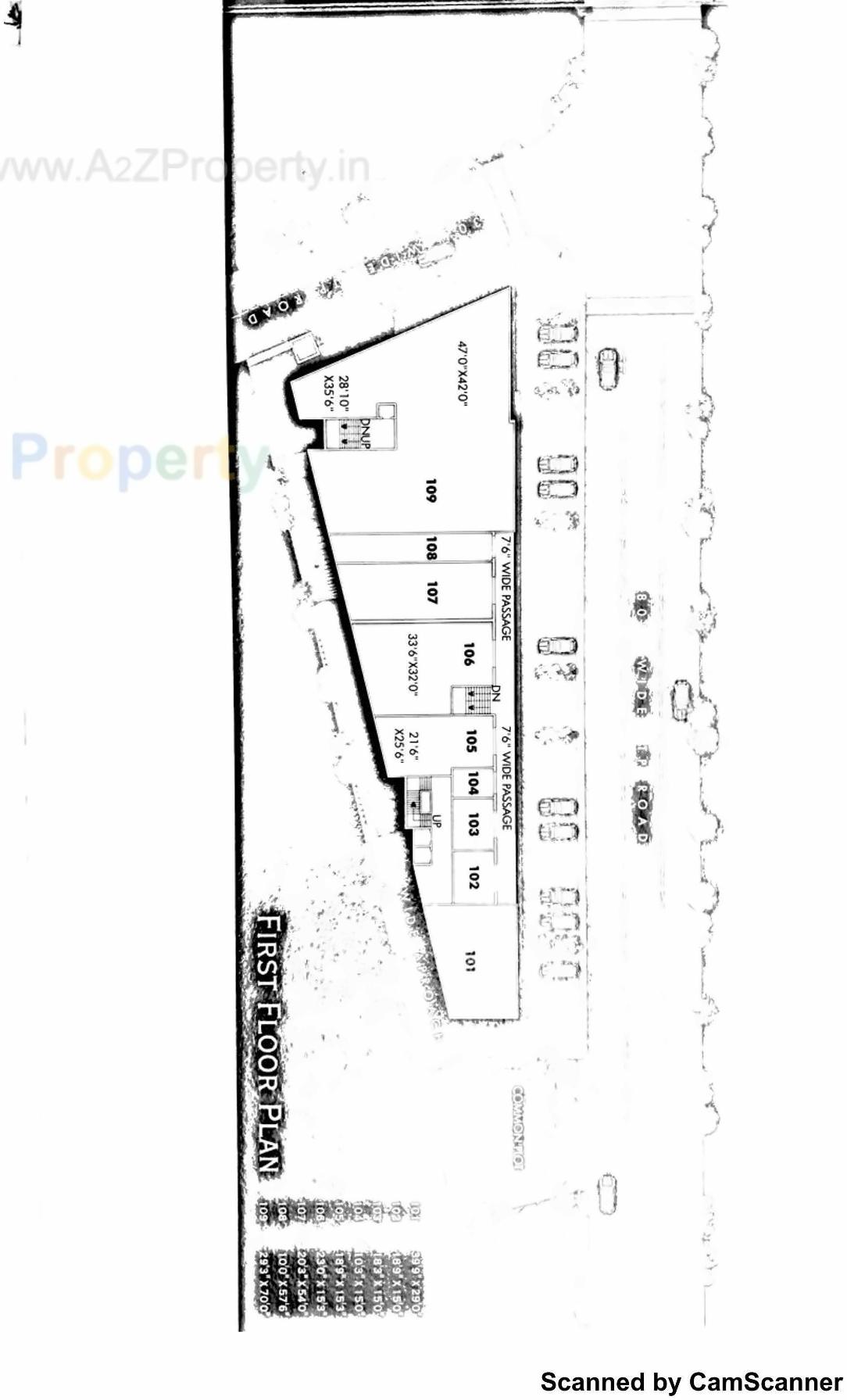 Layout of real estate project Empire Heights located at Ghodasar, Ahmedabad, Gujarat