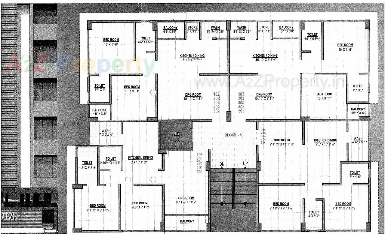 Layout of real estate project Empire Homes located at Rajpur-hirpur, Ahmedabad, Gujarat