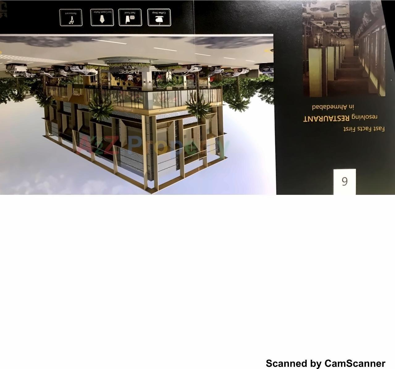 3D Elevation of real estate project Empire Hub located at Ghodasar, Ahmedabad, Gujarat