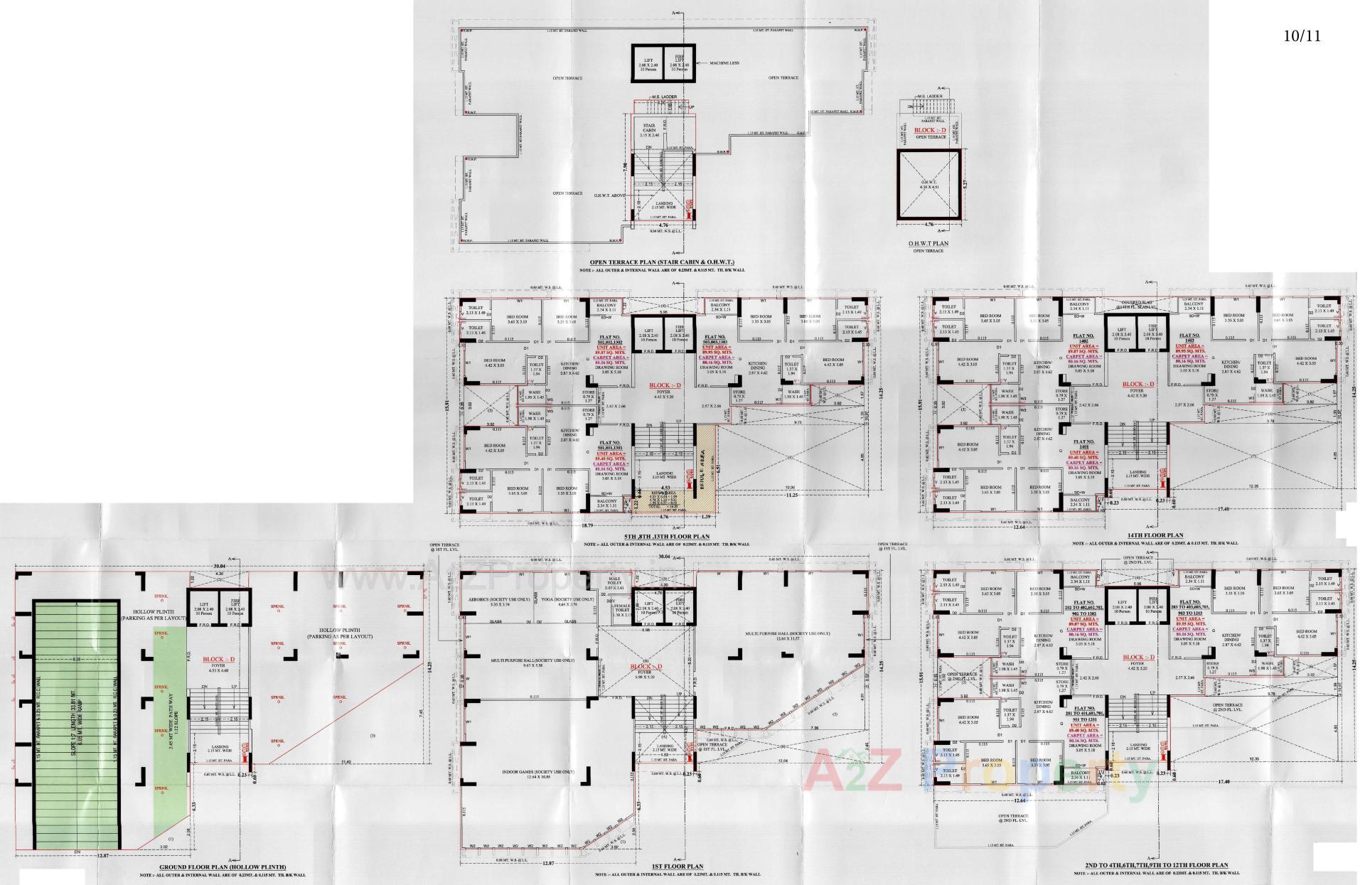 Layout of real estate project Empire Skypark located at Ahmedabad, Ahmedabad, Gujarat