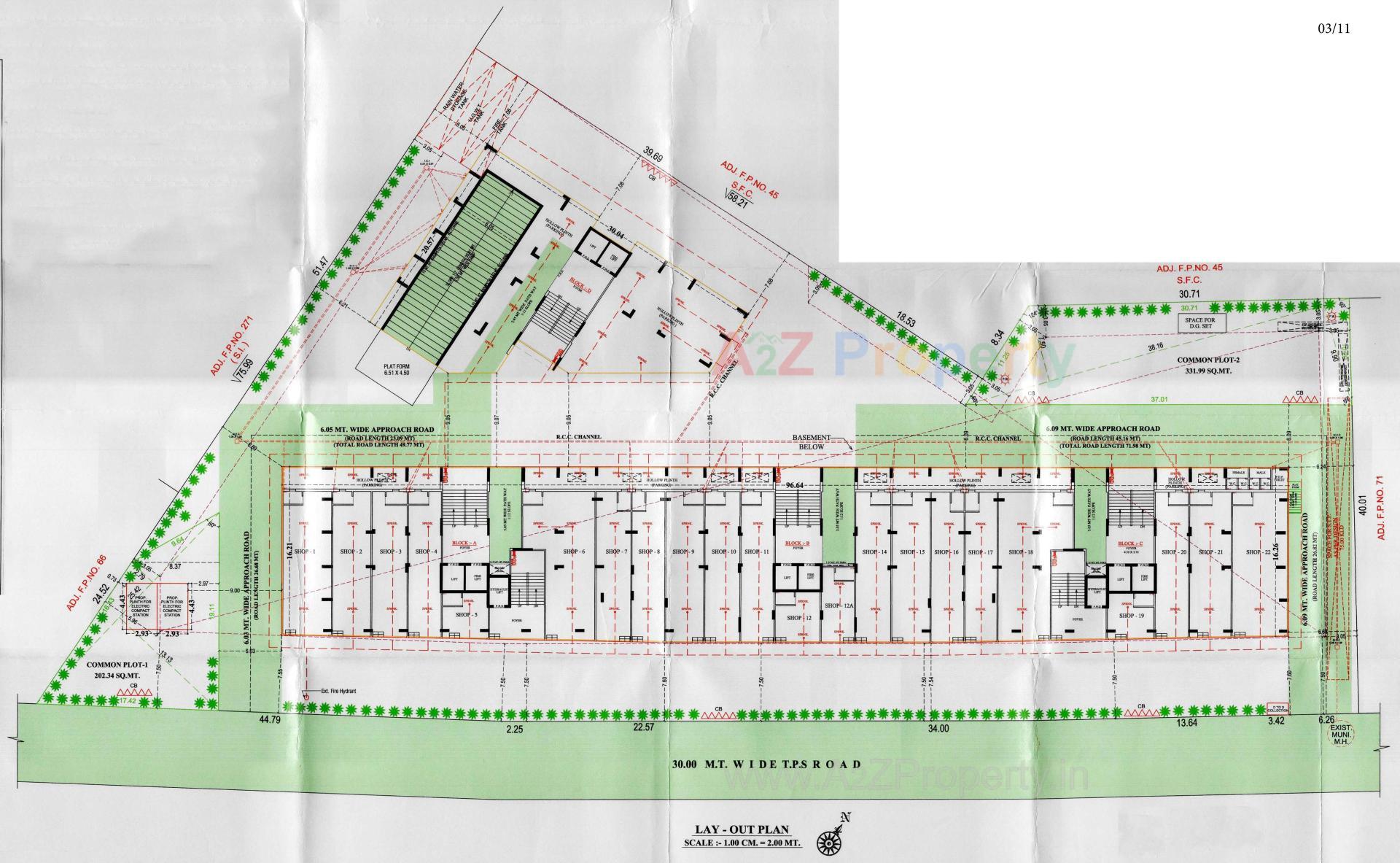 Layout of real estate project Empire Skypark located at Ahmedabad, Ahmedabad, Gujarat