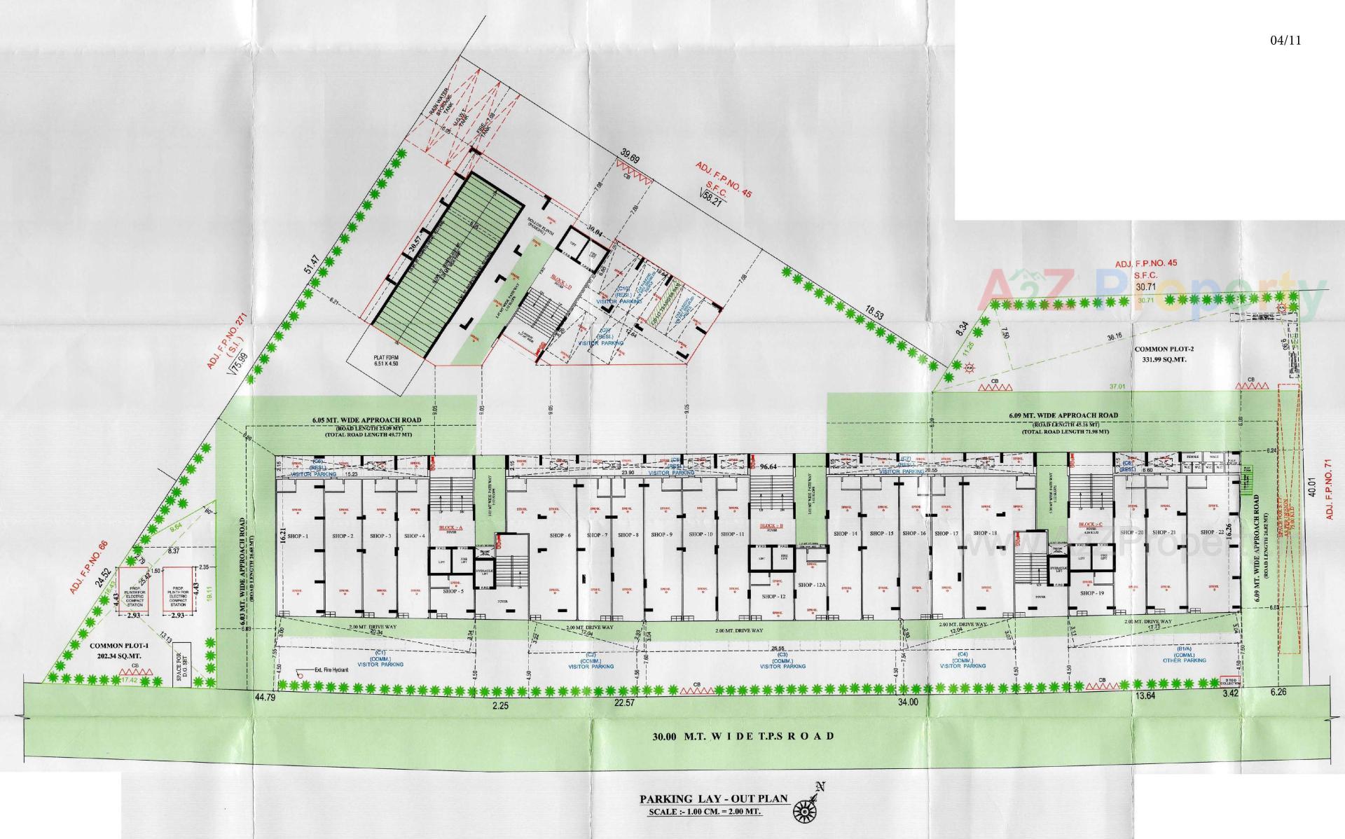 Layout of real estate project Empire Skypark located at Ahmedabad, Ahmedabad, Gujarat