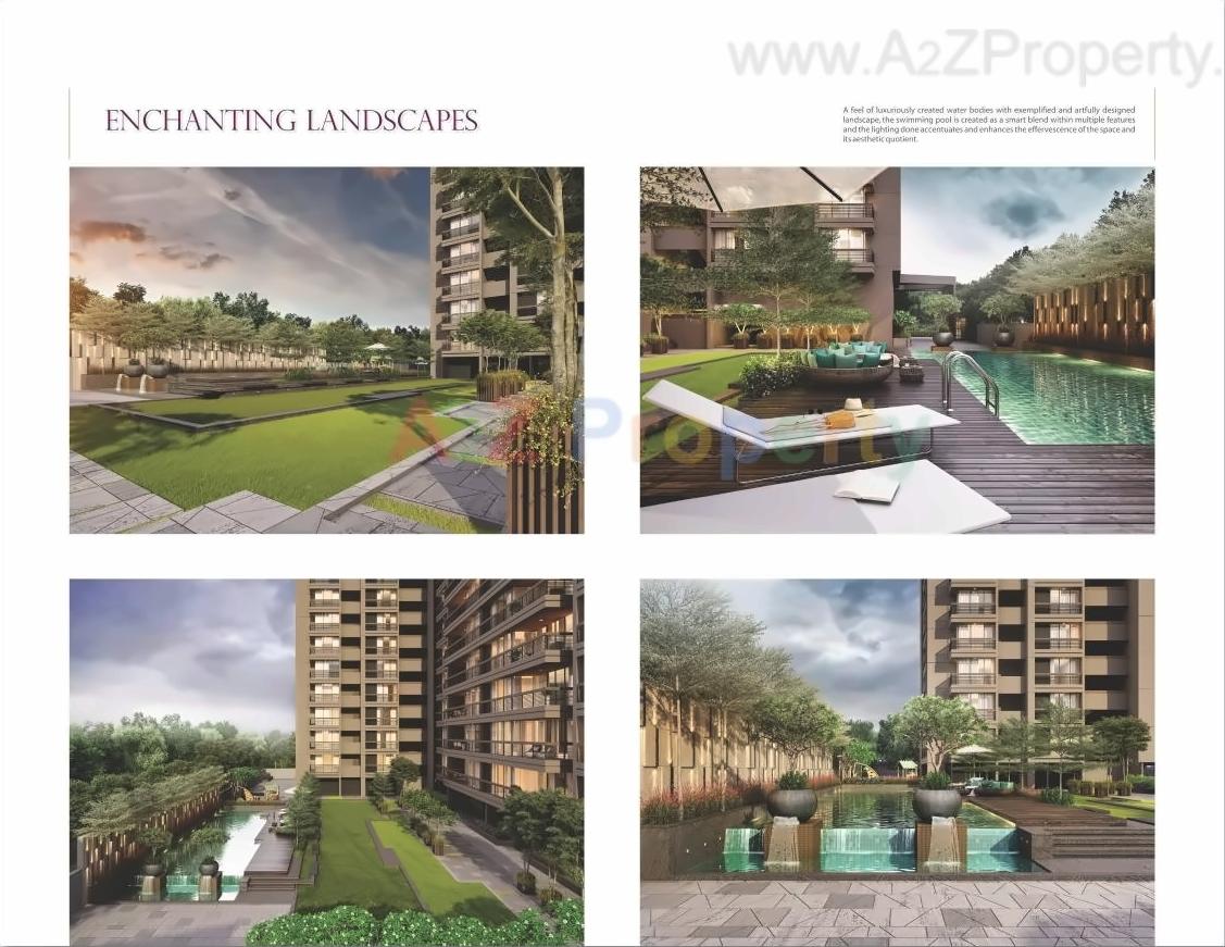 3D Elevation of real estate project Enstin located at Sola, Ahmedabad, Gujarat