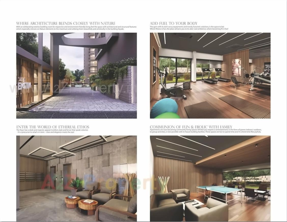 3D Elevation of real estate project Enstin located at Sola, Ahmedabad, Gujarat