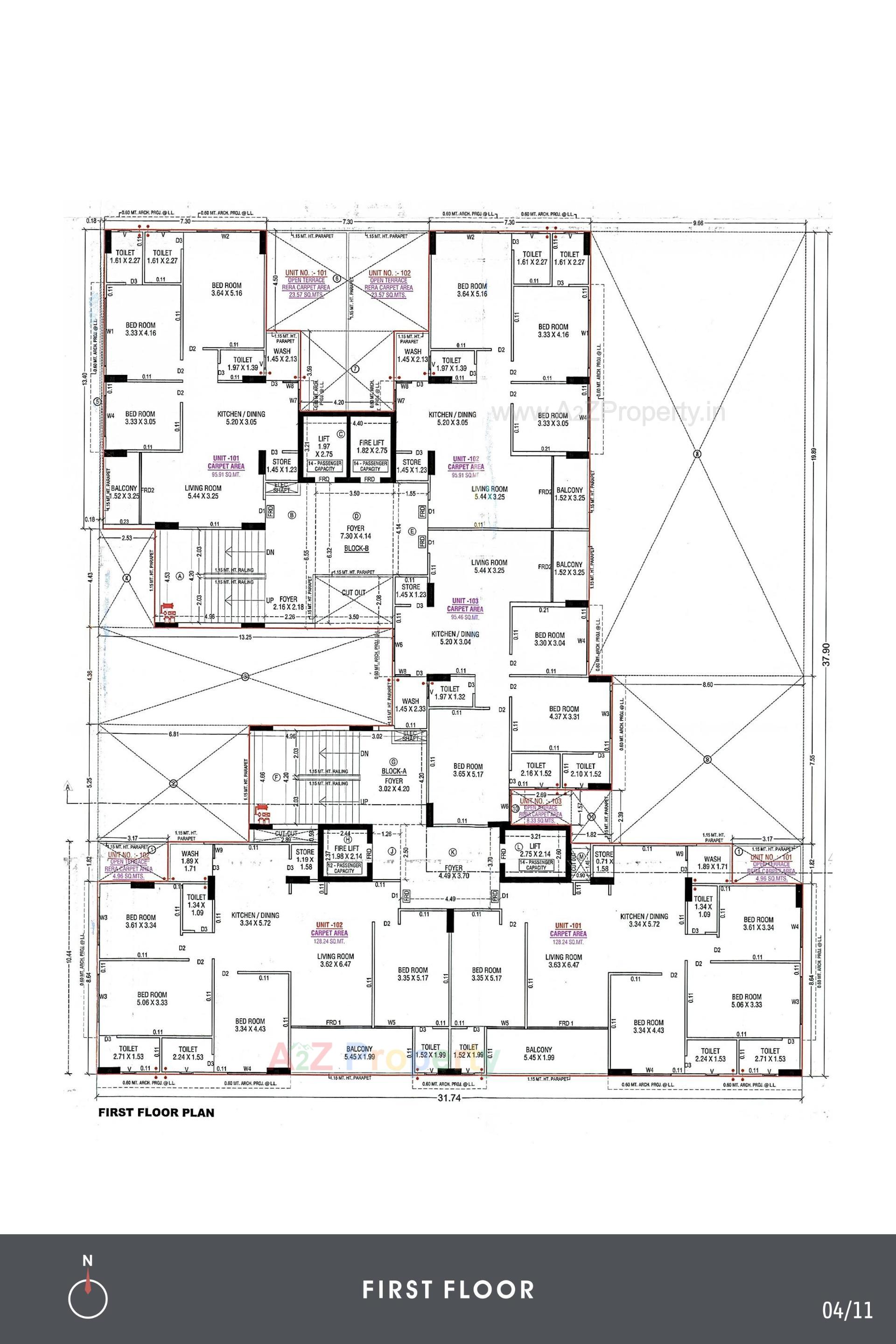 Layout of real estate project Essence located at Jodhpur, Ahmedabad, Gujarat