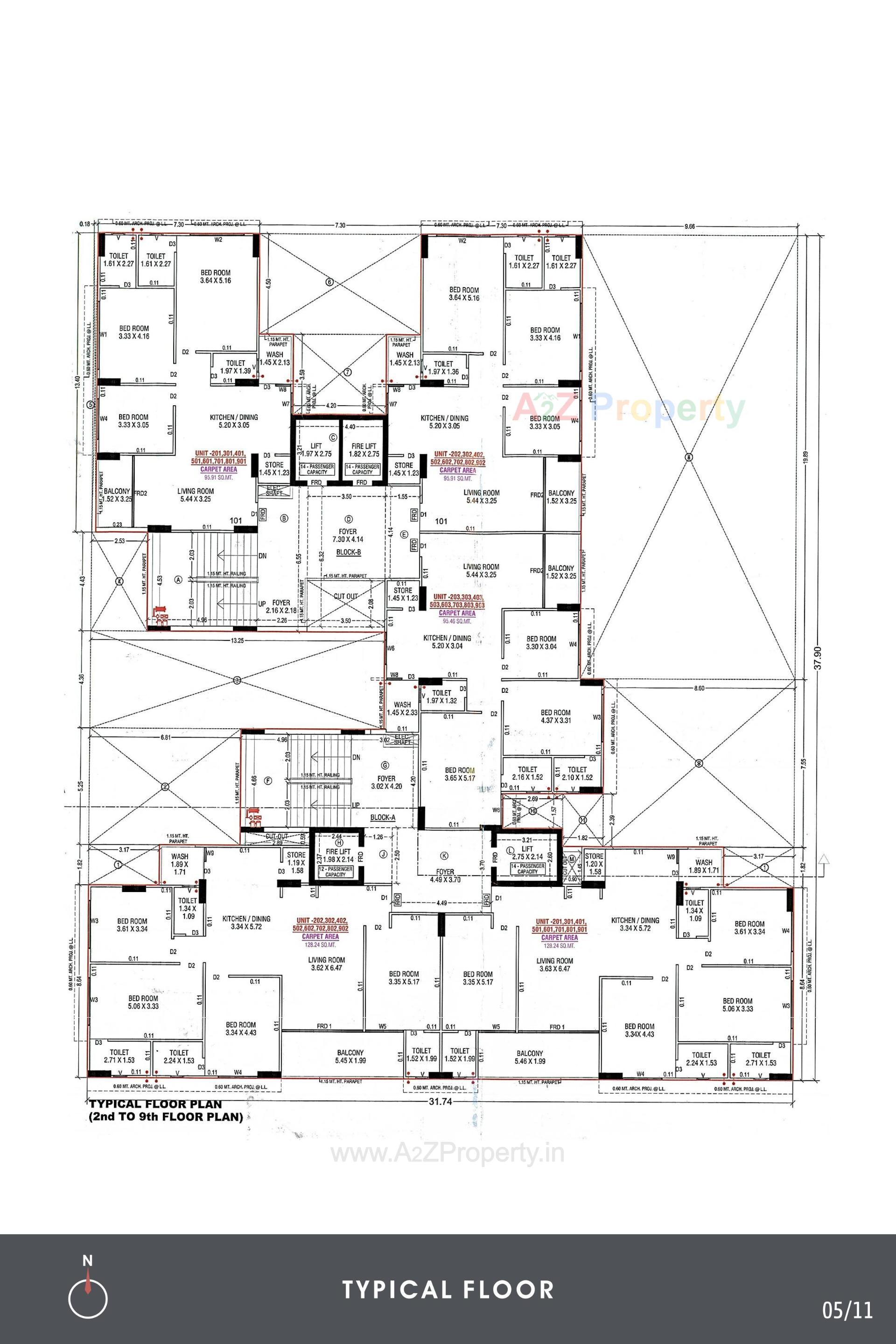 Layout of real estate project Essence located at Jodhpur, Ahmedabad, Gujarat