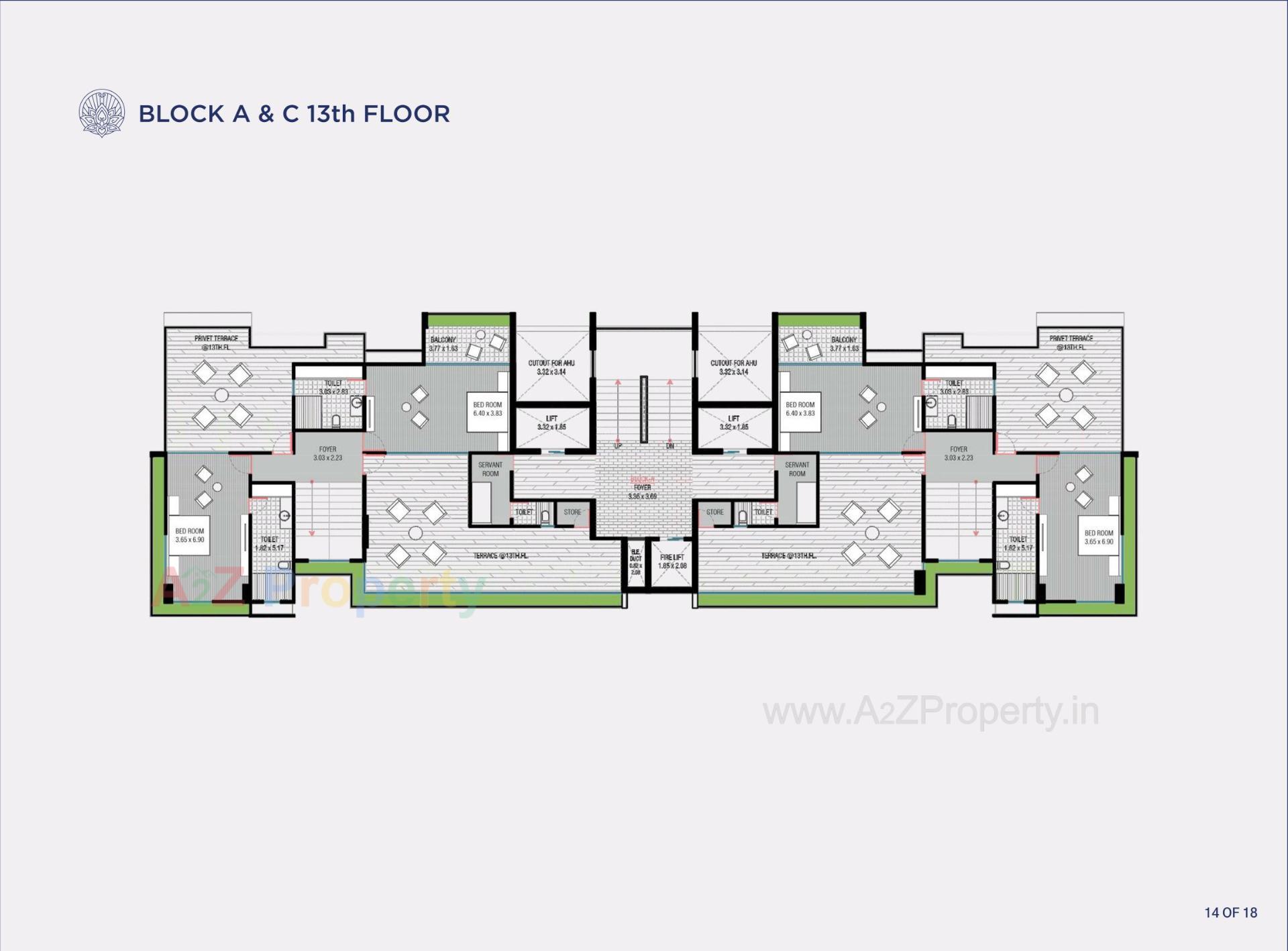 Layout of real estate project Eternity located at Vadaj, Ahmedabad, Gujarat