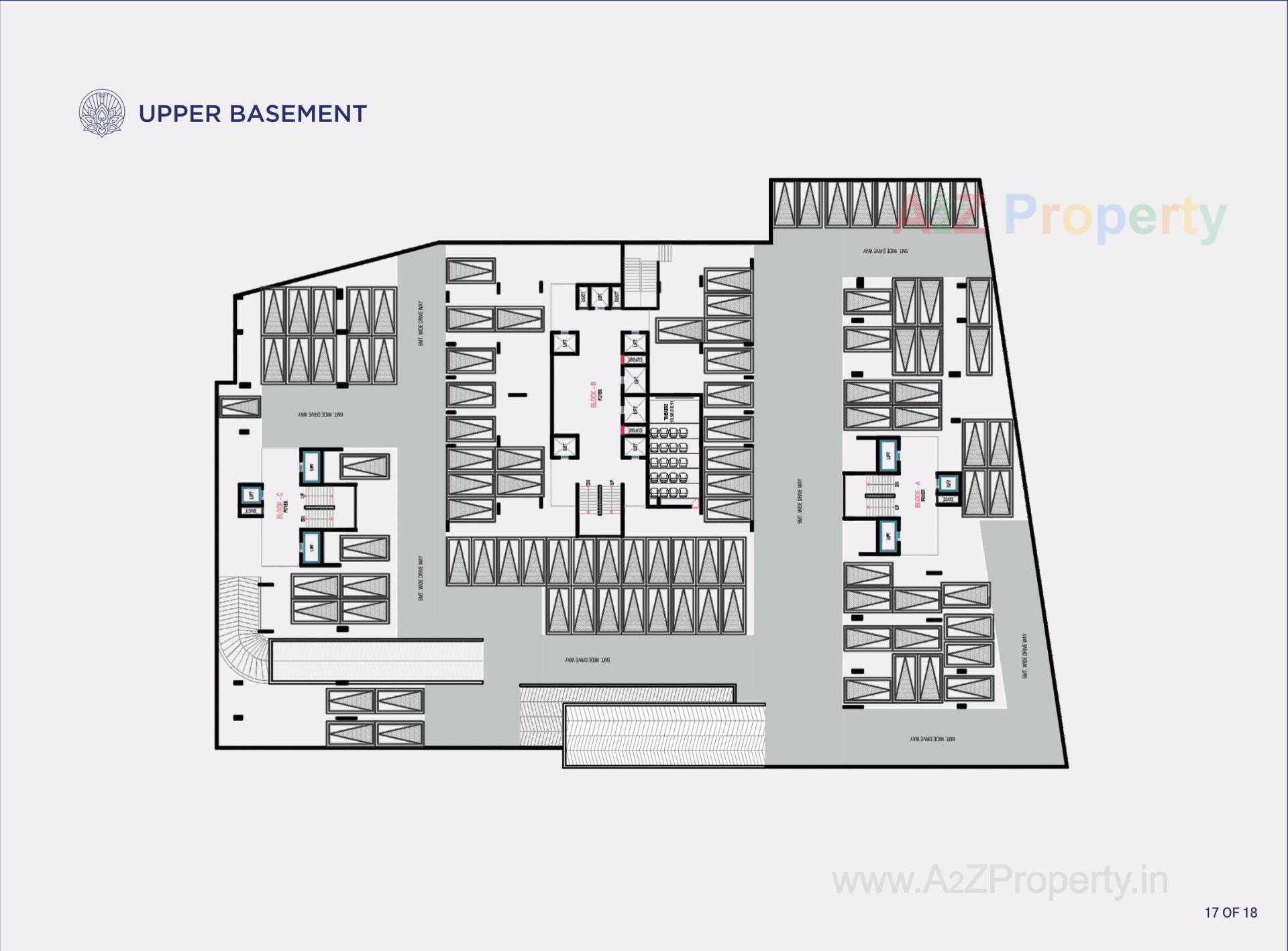 Layout of real estate project Eternity located at Vadaj, Ahmedabad, Gujarat