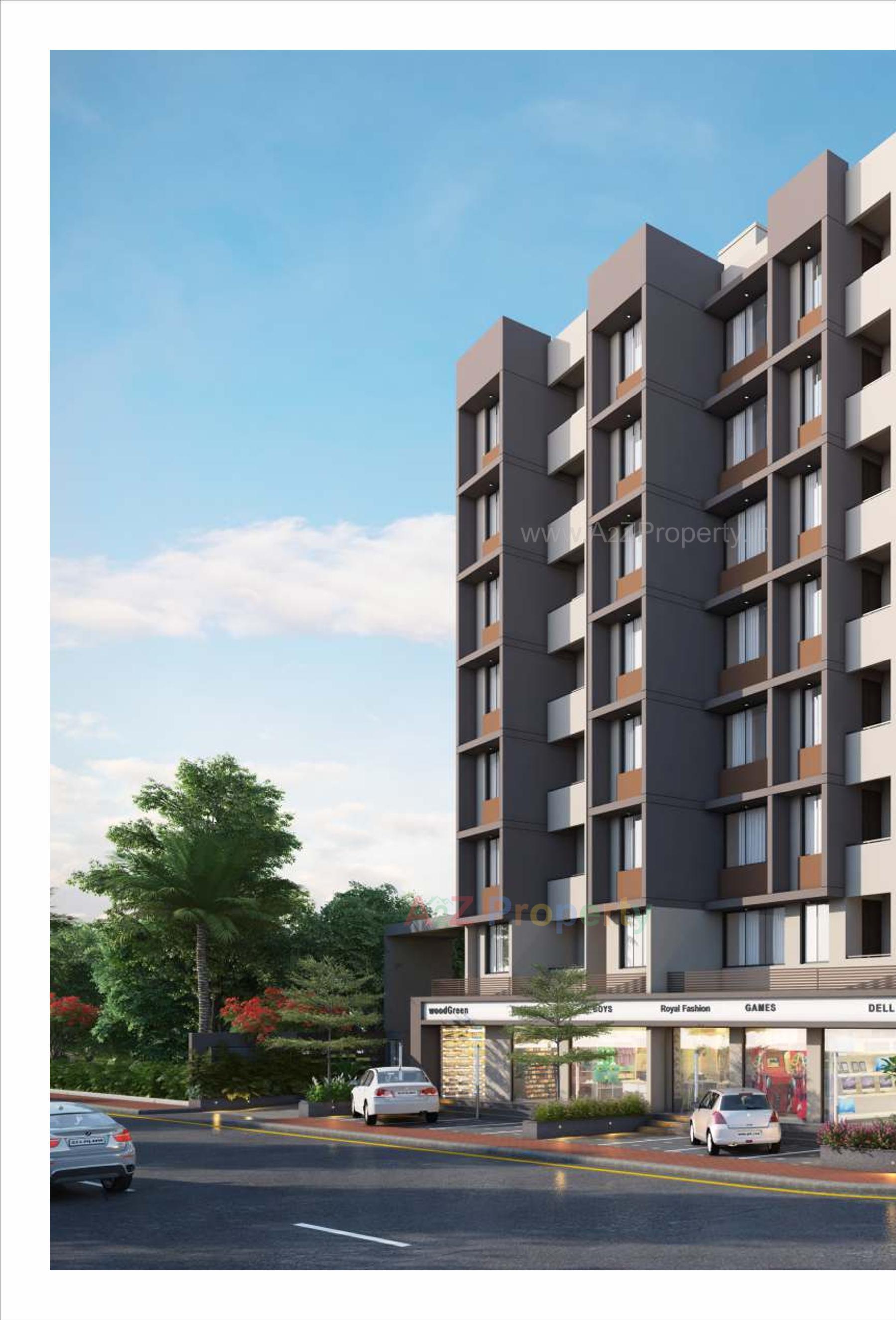 3D Elevation of real estate project Eureka Avenue located at Ranip, Ahmedabad, Gujarat