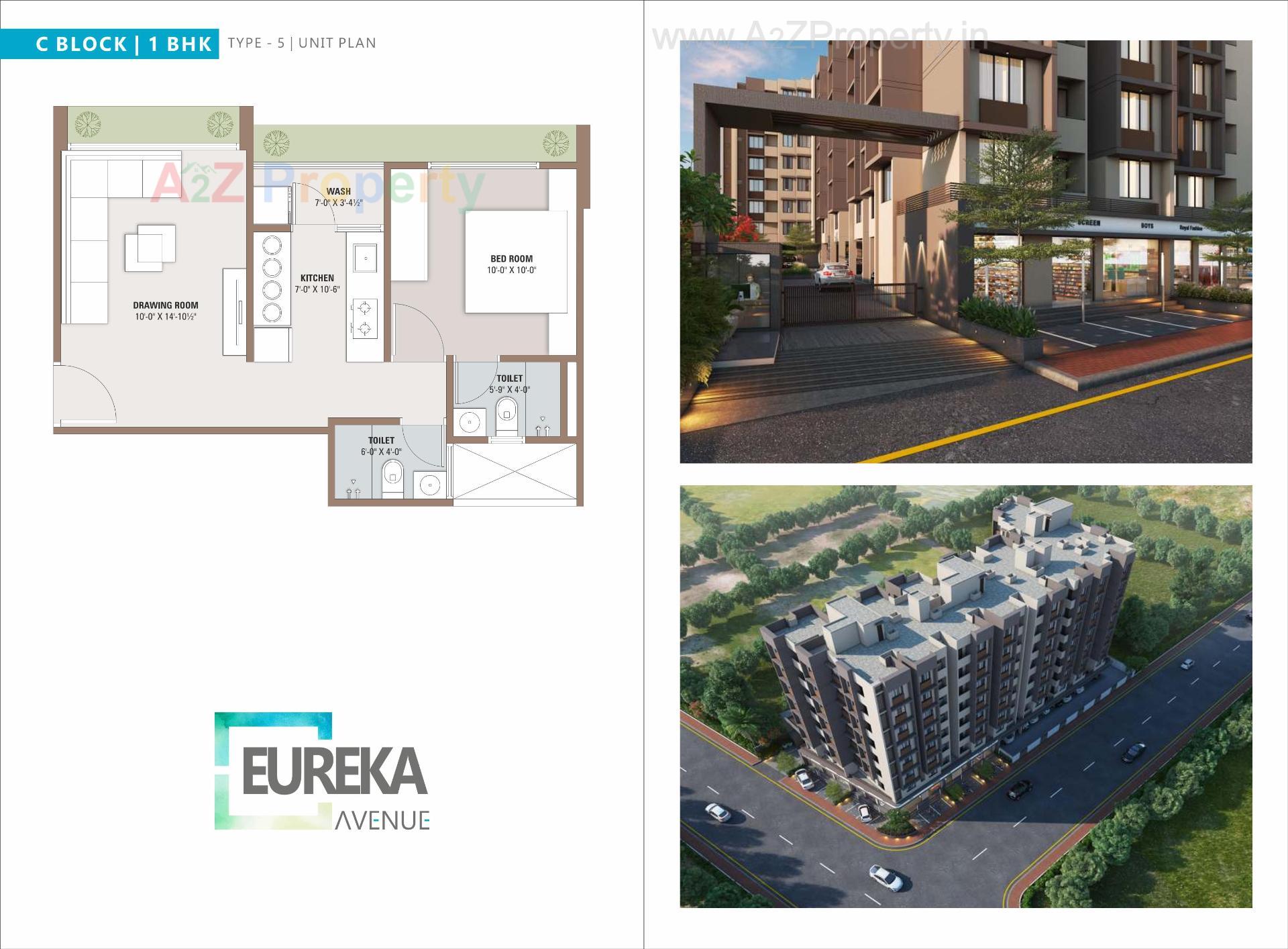 Layout of real estate project Eureka Avenue located at Ranip, Ahmedabad, Gujarat
