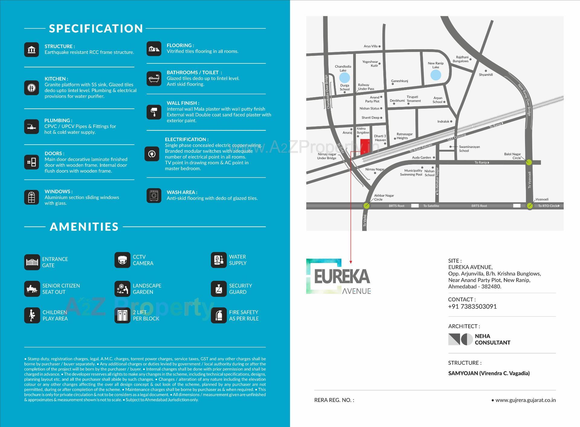 of real estate project Eureka Avenue located at Ranip, Ahmedabad, Gujarat