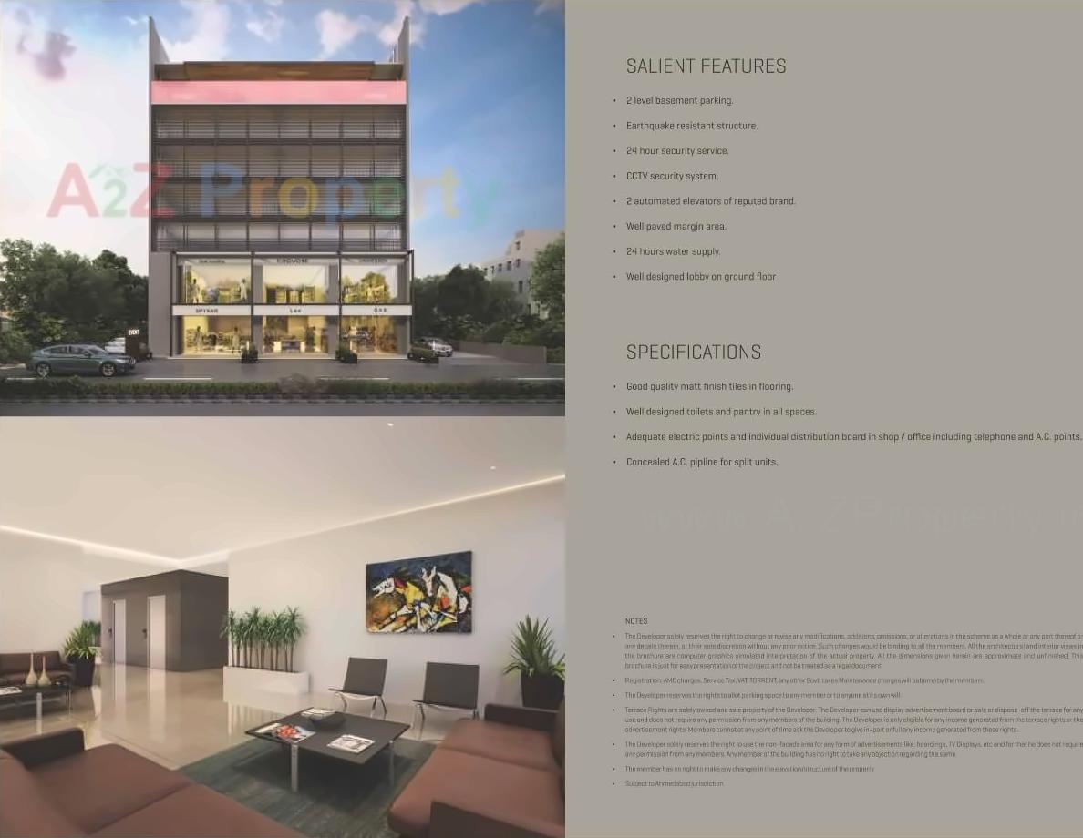 3D Elevation of real estate project Eventi located at Gulbai-tekra, Ahmedabad, Gujarat