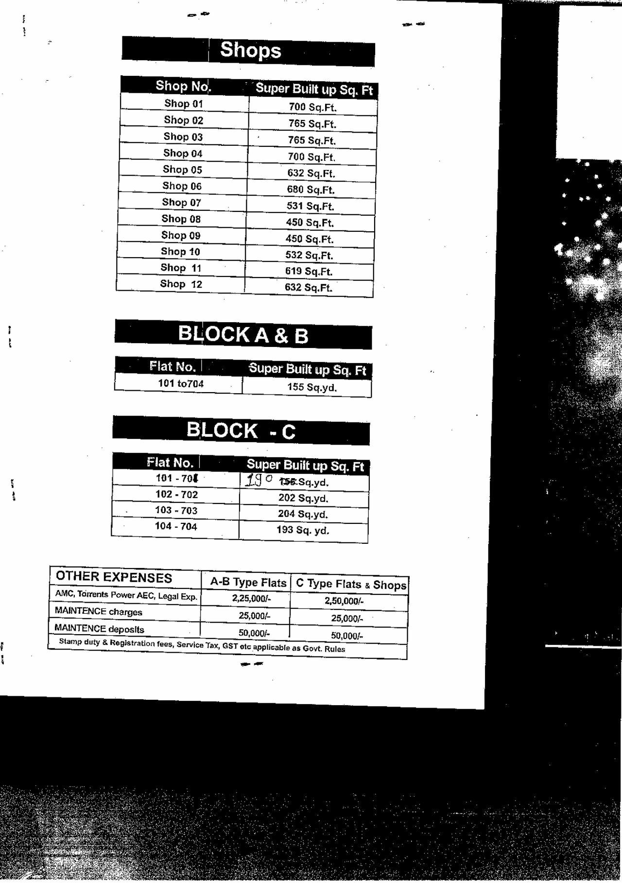  of real estate project Everest Elegance located at Vadaj, Ahmedabad, Gujarat