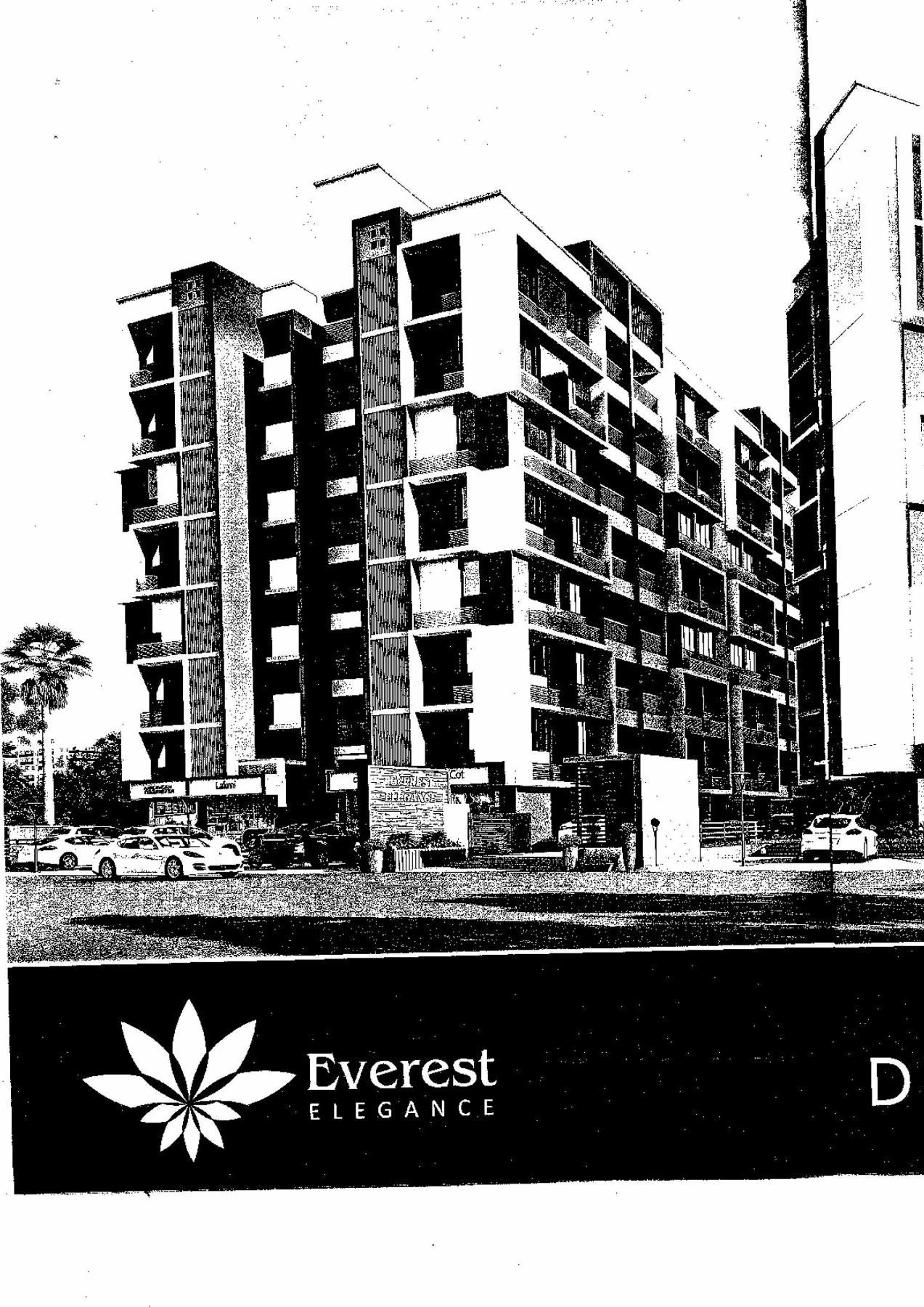 3D Elevation of real estate project Everest Elegance located at Vadaj, Ahmedabad, Gujarat