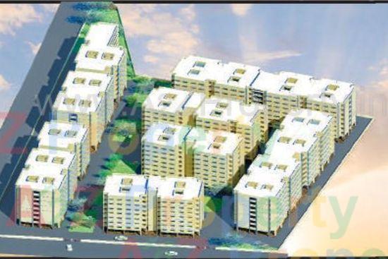 Layout of real estate project Ews located at Makarba, Ahmedabad, Gujarat