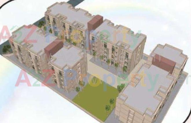 3D Elevation of real estate project Ews located at Muthiya, Ahmedabad, Gujarat