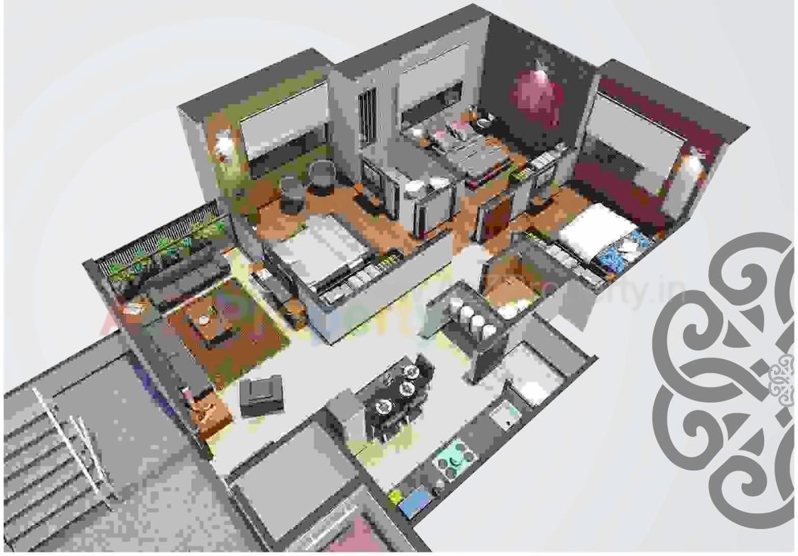 Layout of real estate project Facing East located at Bopal, Ahmedabad, Gujarat
