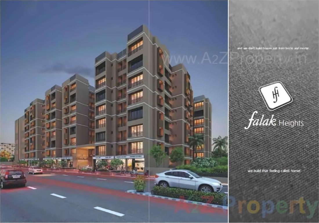 3D Elevation of real estate project Falak Heights located at Rakhial, Ahmedabad, Gujarat