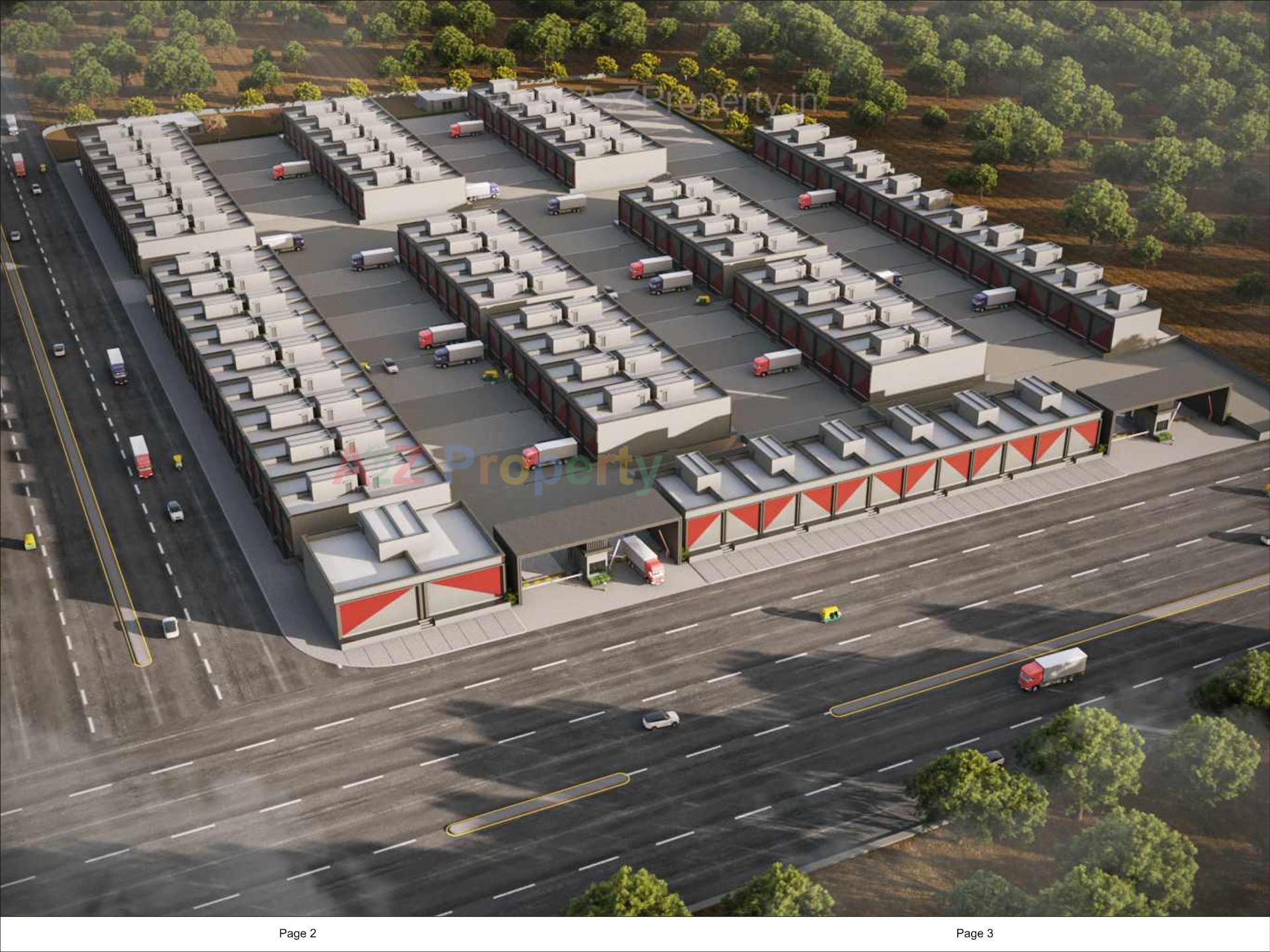 3D Elevation of real estate project Farm Fresh located at Laxmipura, Ahmedabad, Gujarat