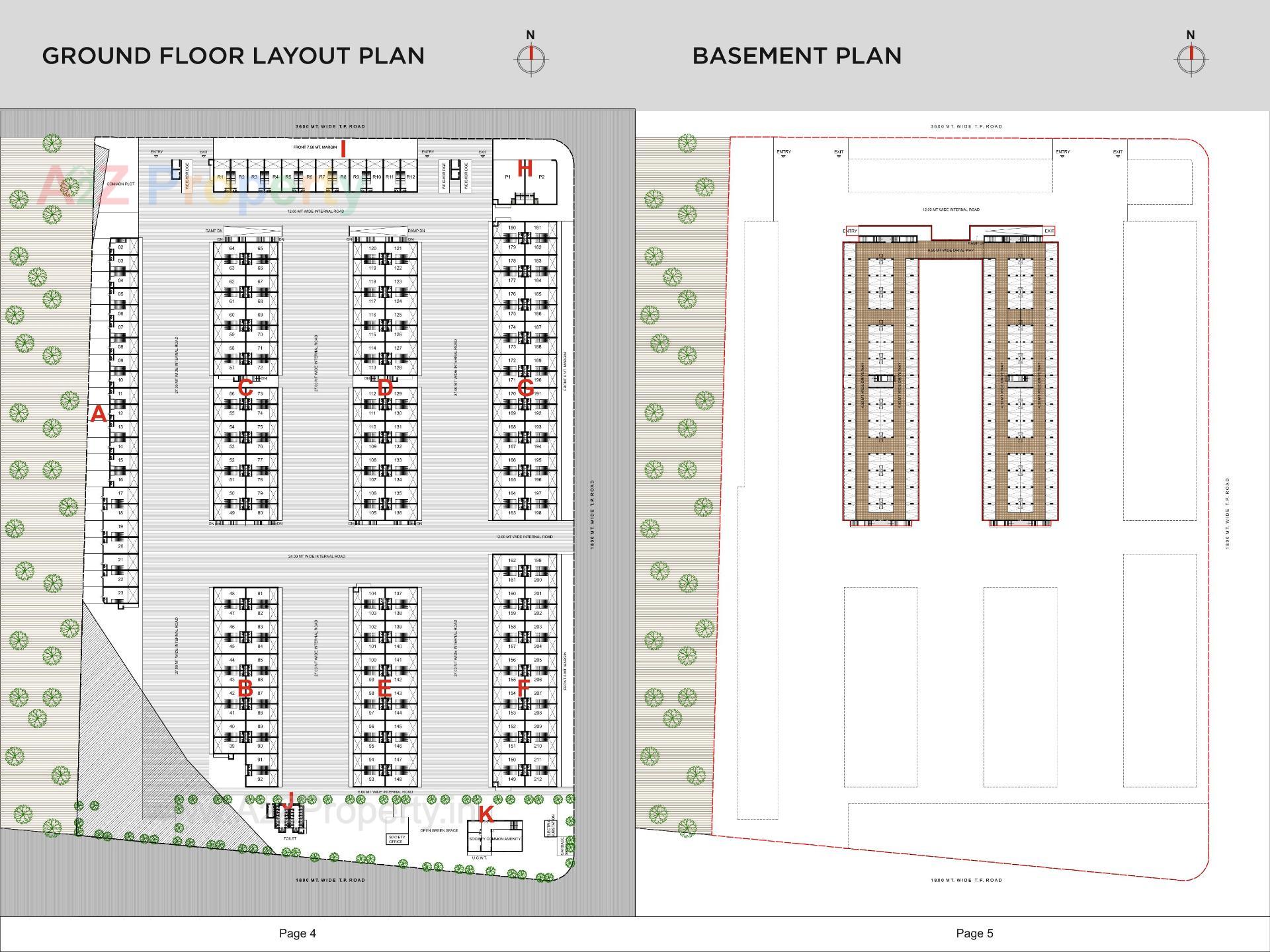 Layout of real estate project Farm Fresh located at Laxmipura, Ahmedabad, Gujarat
