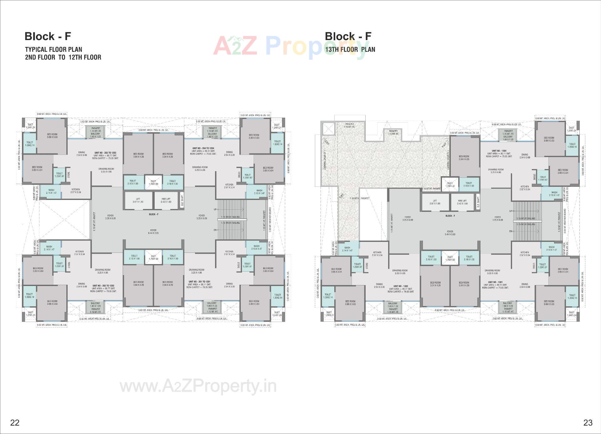 Layout of real estate project Festival O located at Gota, Ahmedabad, Gujarat