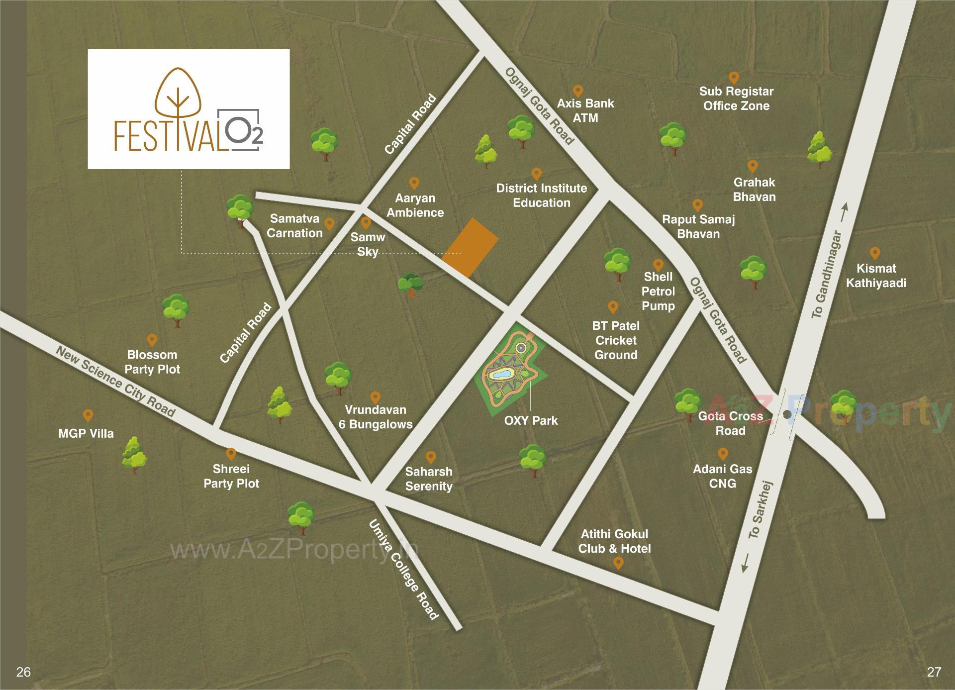  of real estate project Festival O located at Gota, Ahmedabad, Gujarat