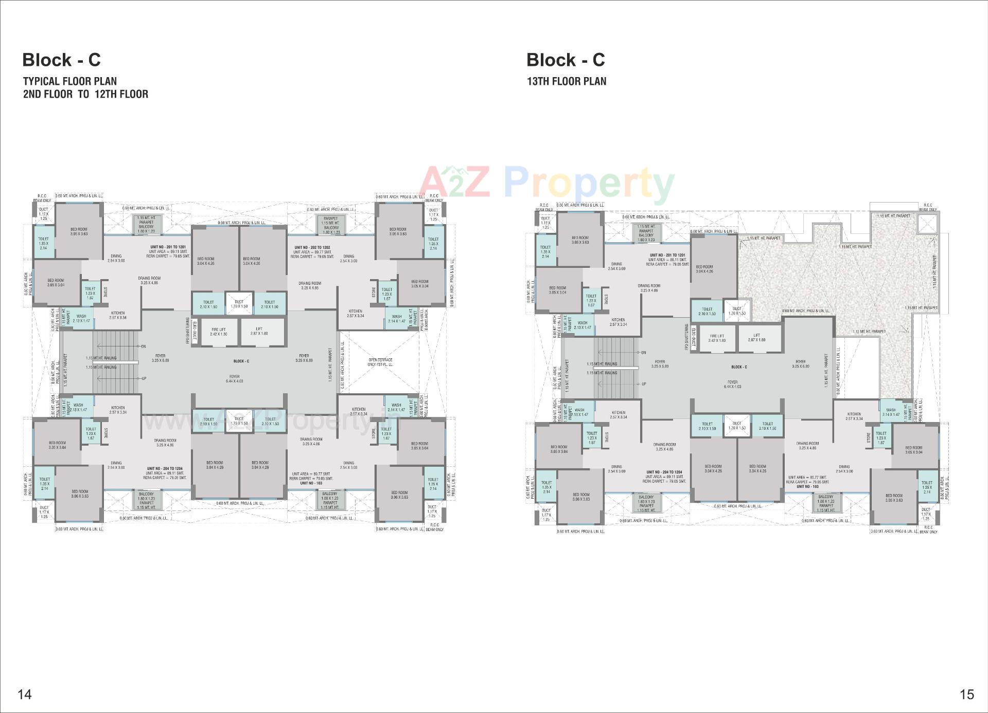 Layout of real estate project Festival O located at Gota, Ahmedabad, Gujarat