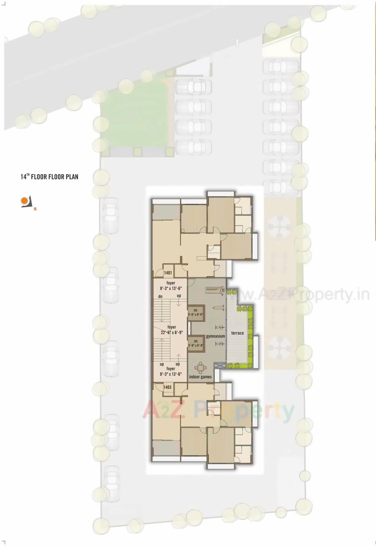 Layout of real estate project Floris located at Jodhpur, Ahmedabad, Gujarat