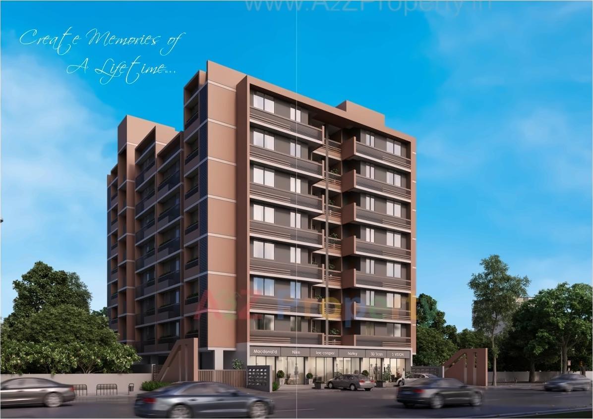 3D Elevation of real estate project Folly Heights located at Chenpur, Ahmedabad, Gujarat