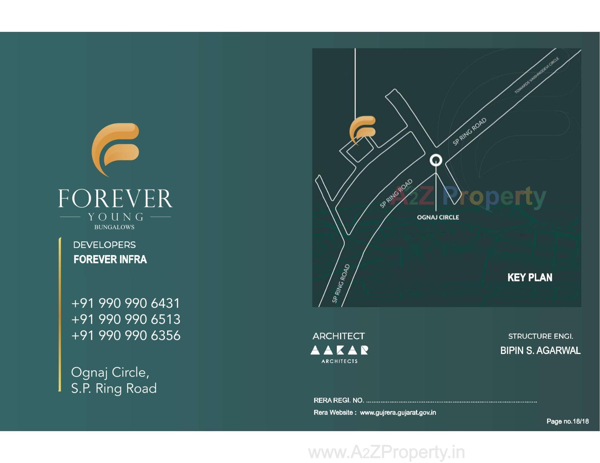  of real estate project Forever Young Bungalows located at Ognaj, Ahmedabad, Gujarat