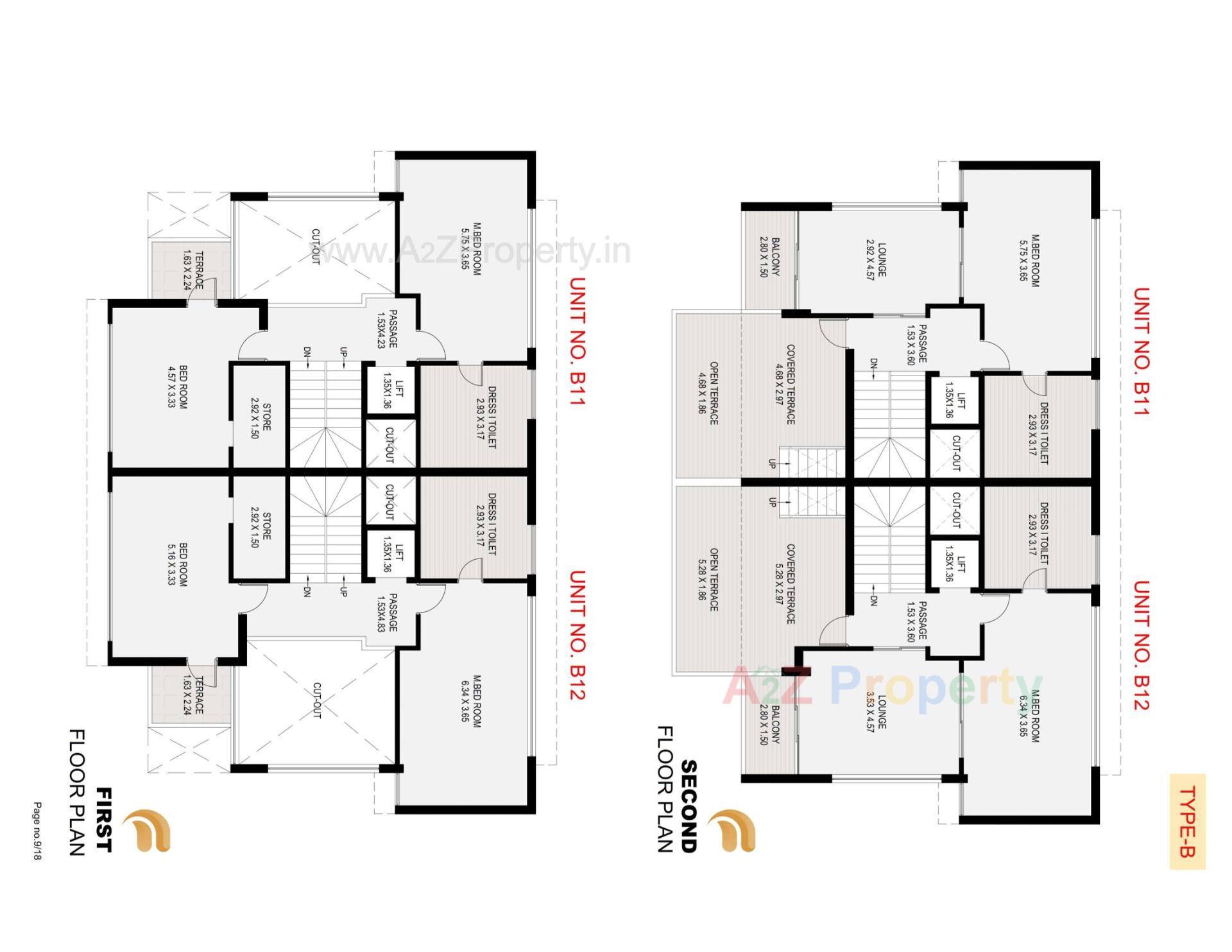 Layout of real estate project Forever Young Bungalows located at Ognaj, Ahmedabad, Gujarat