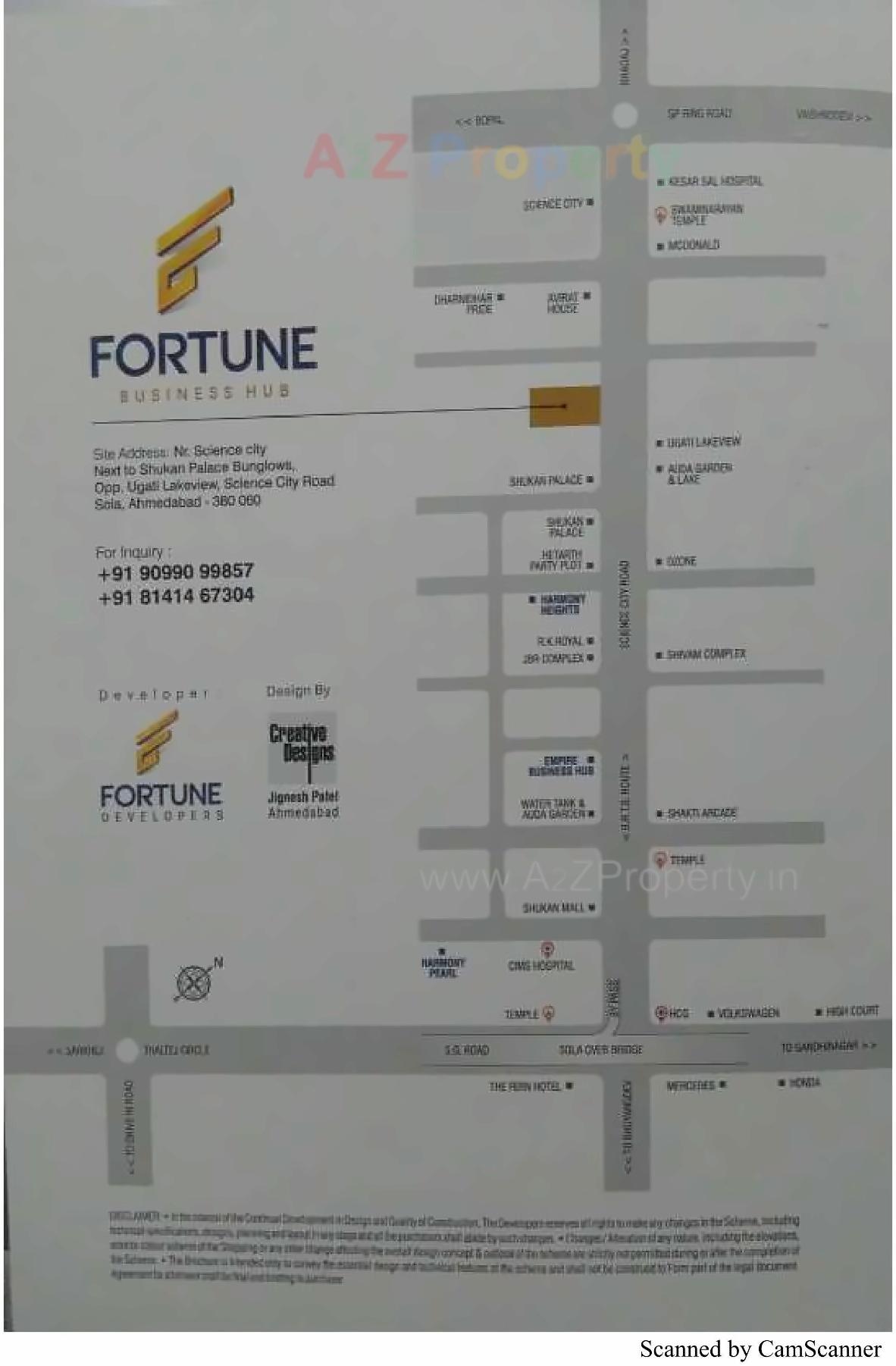  of real estate project Fortune Business Hub located at Sola, Ahmedabad, Gujarat