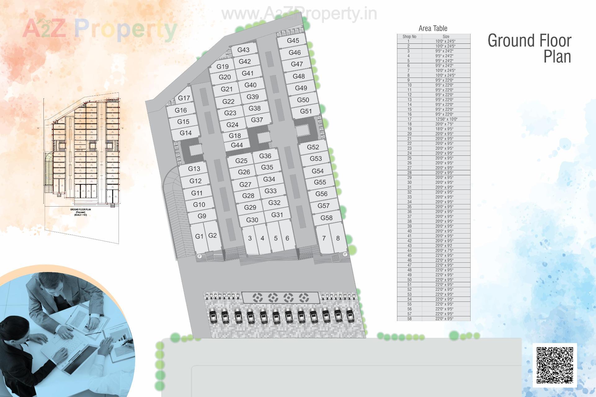 Layout of real estate project Fortune Elegance located at Dholka, Ahmedabad, Gujarat