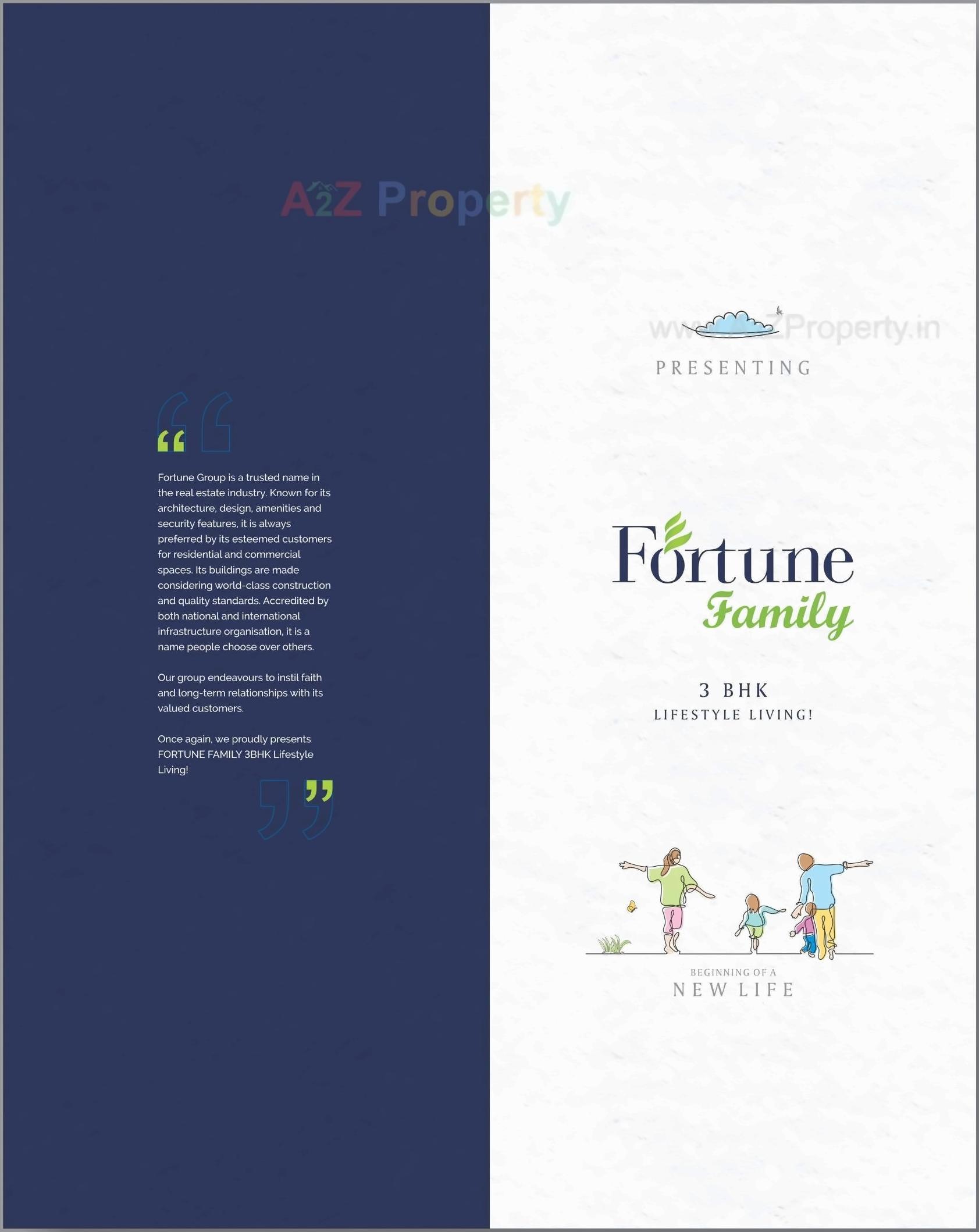  of real estate project Fortune Family located at Hanspura, Ahmedabad, Gujarat