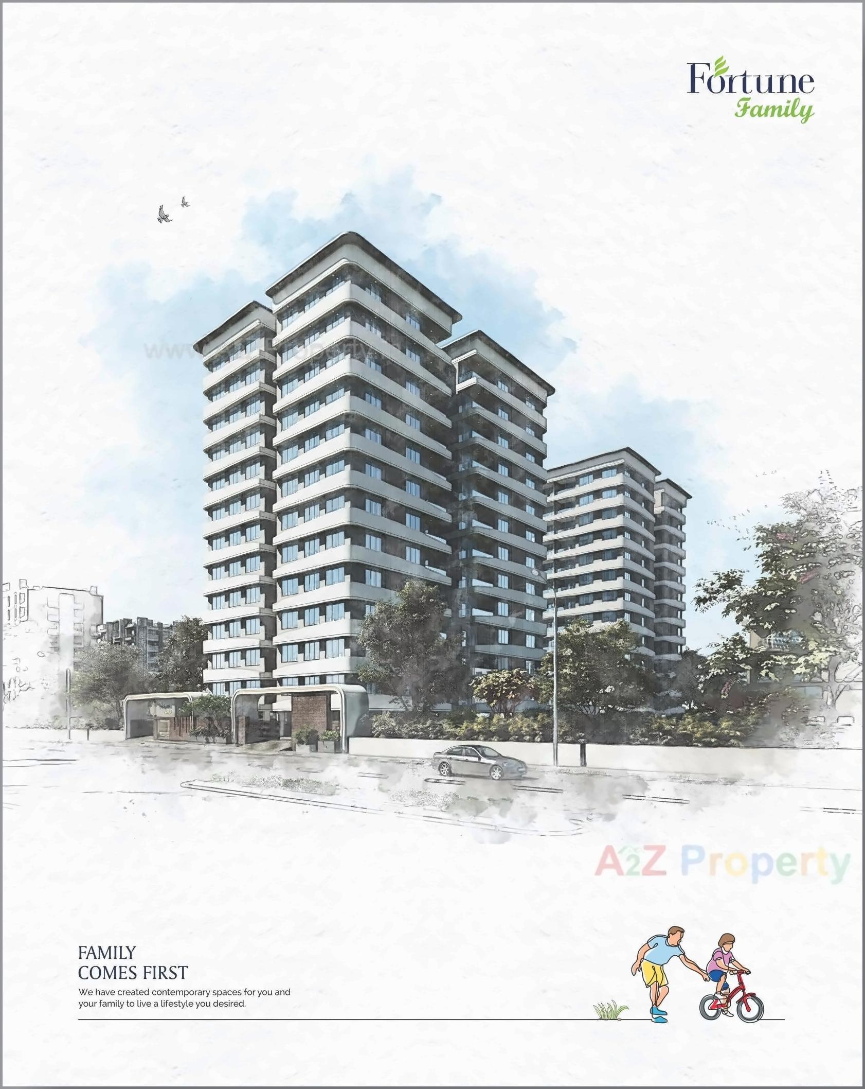  of real estate project Fortune Family located at Hanspura, Ahmedabad, Gujarat