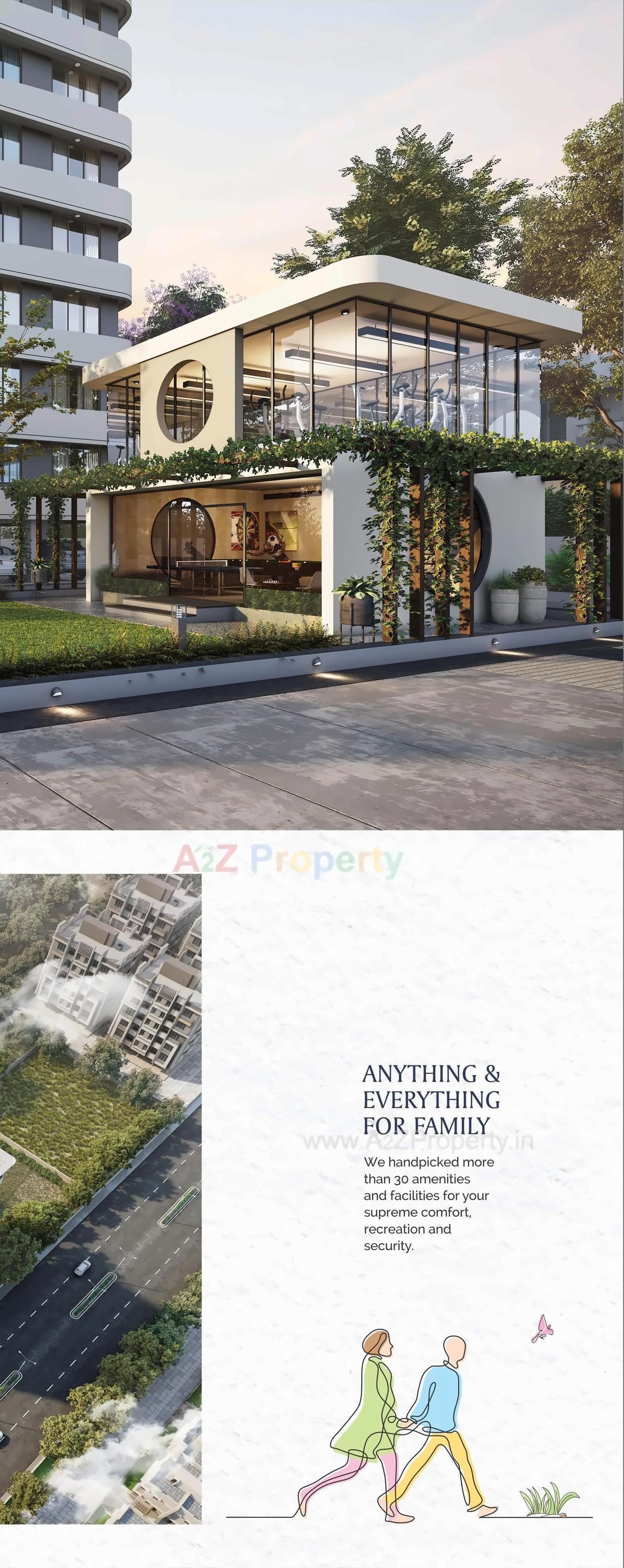 3D Elevation of real estate project Fortune Family located at Hanspura, Ahmedabad, Gujarat